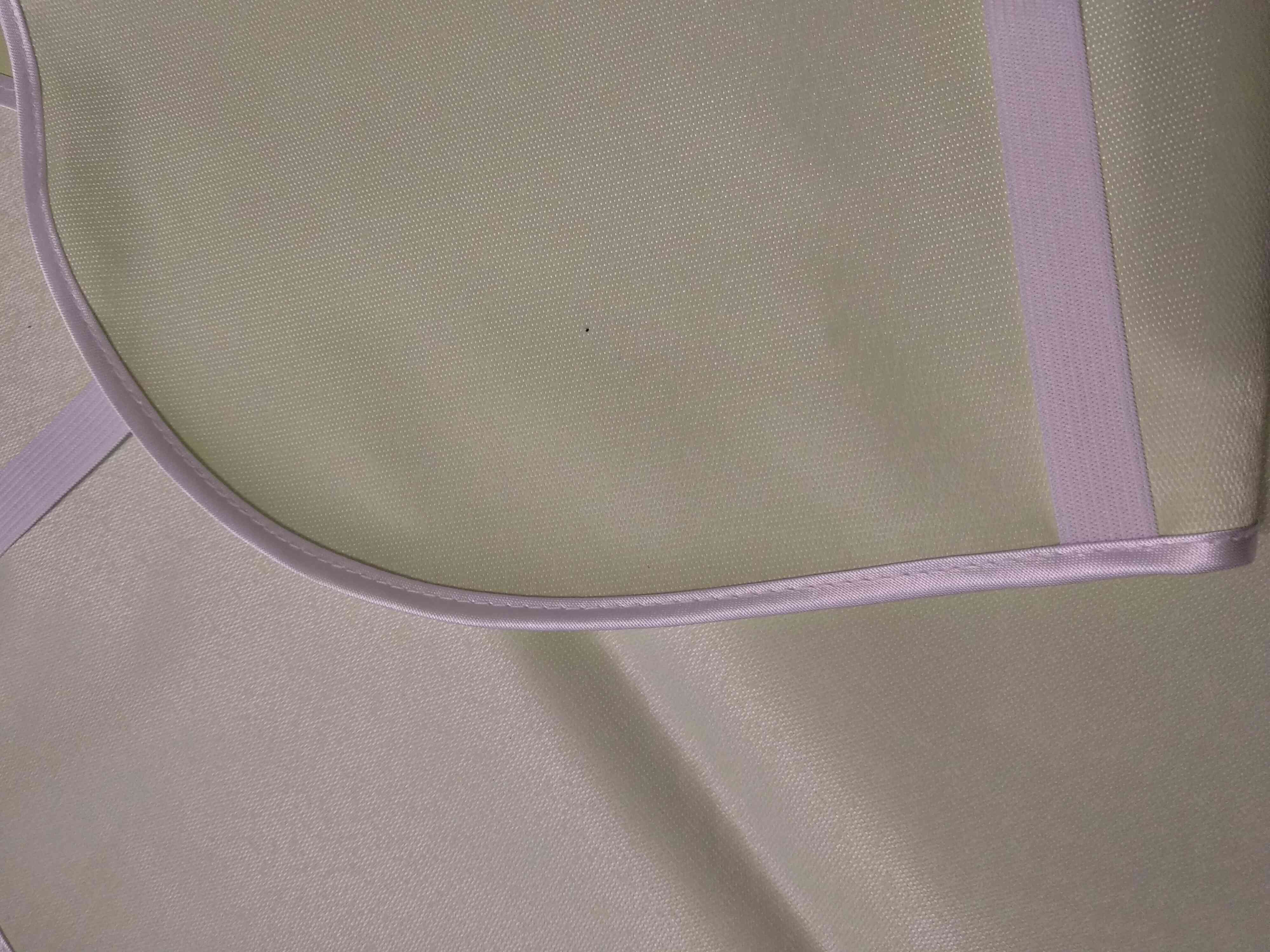 Фотография покупателя товара Клеёнка с ПВХ-покрытием, 60х120 см, на резинке, цвета МИКС - Фото 2