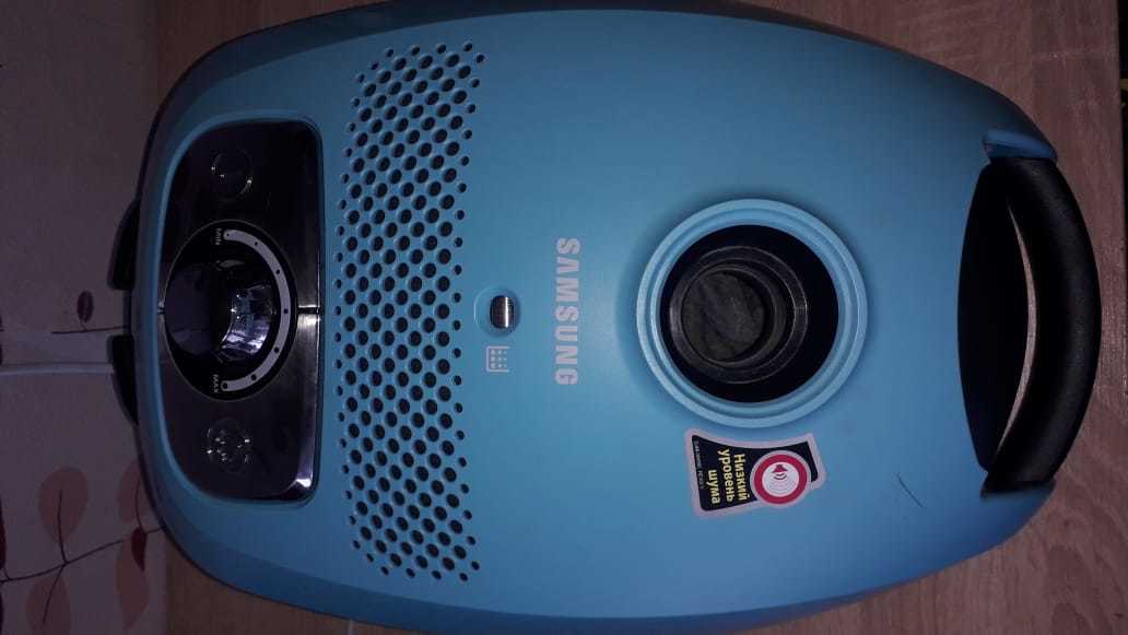 Фотография покупателя товара Пылесос Samsung VC24JVNJGBJ, 2400/440 Вт, 3 л, голубой - Фото 3