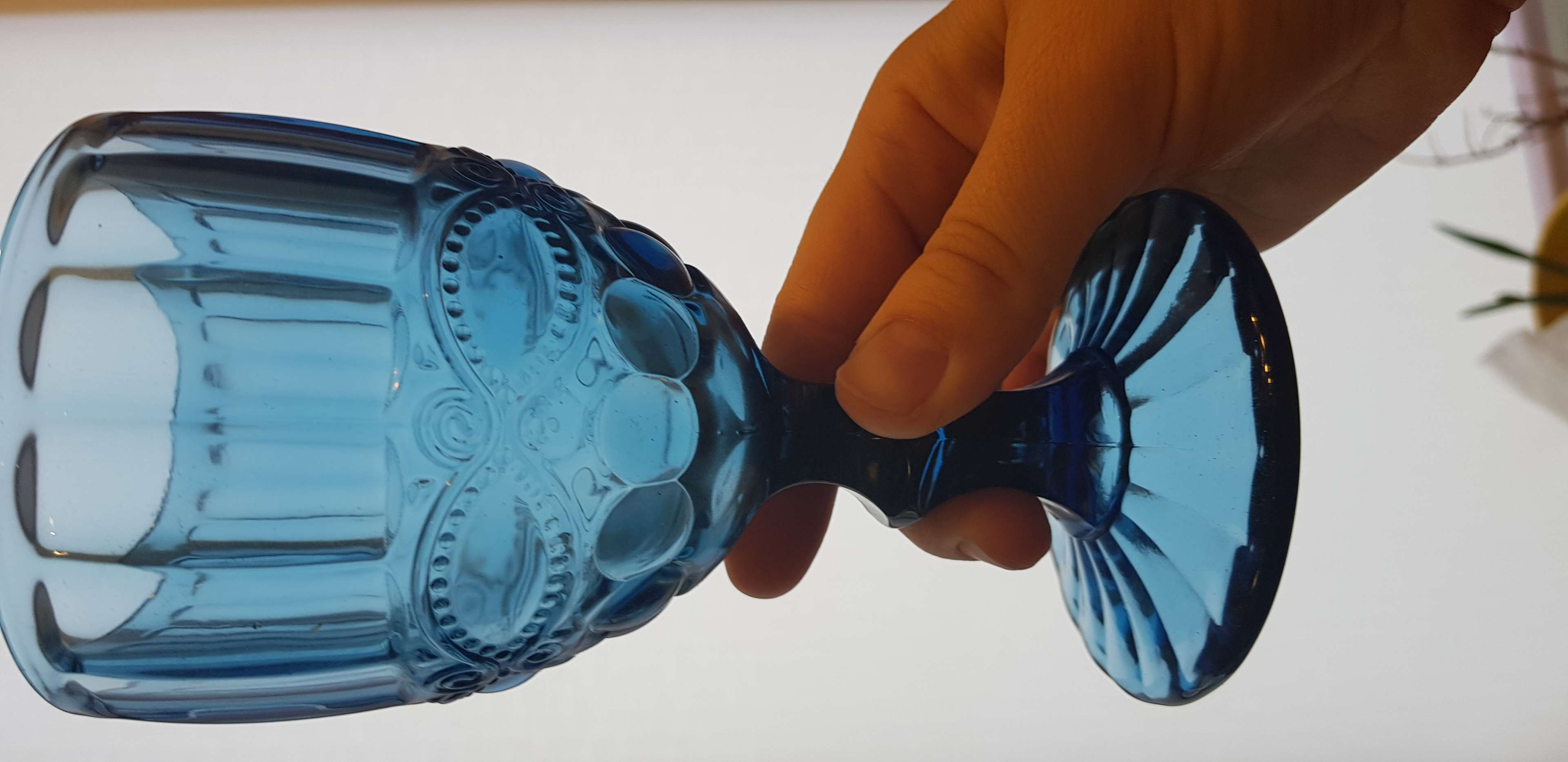 Фотография покупателя товара Бокал из стекла Magistro «Ла-Манш», 250 мл, 8×15,5 см, цвет синий