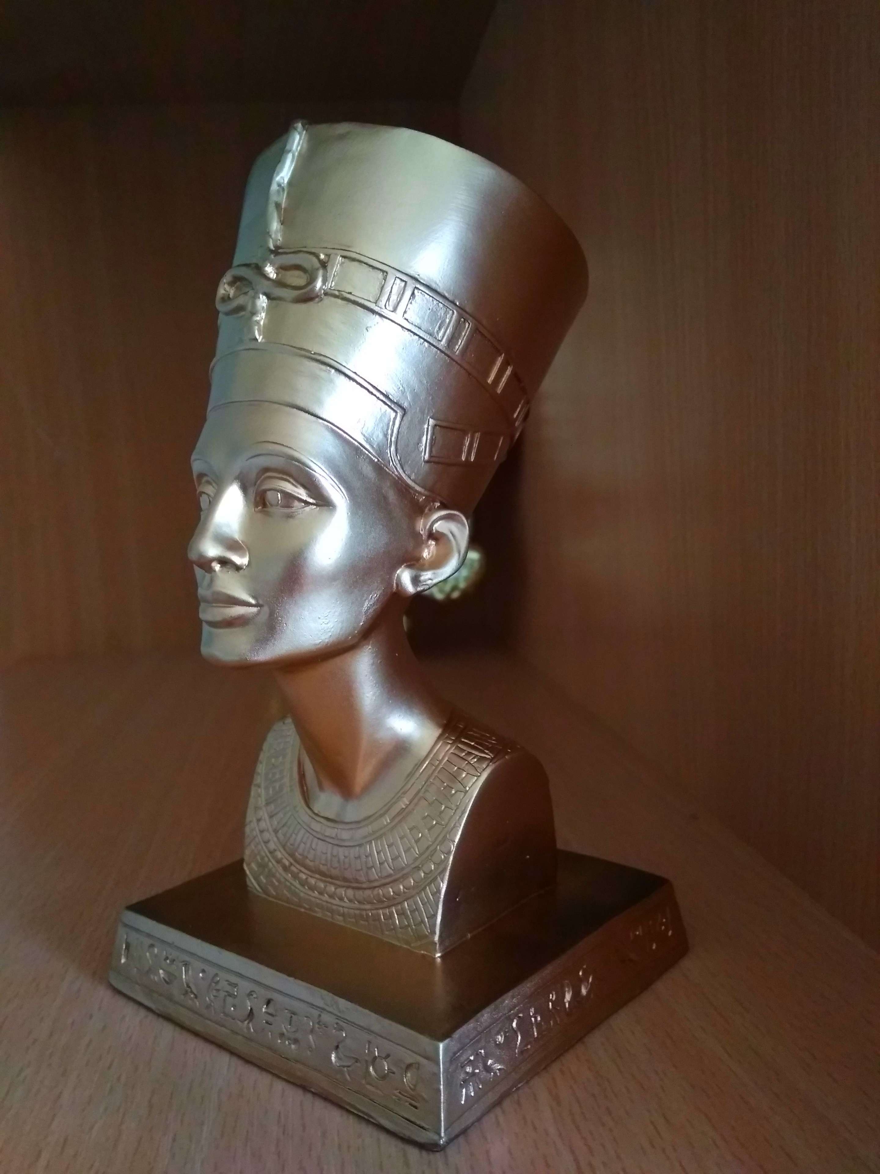 Фотография покупателя товара Фигура "Нефертити" бронза 10х17х9см - Фото 2