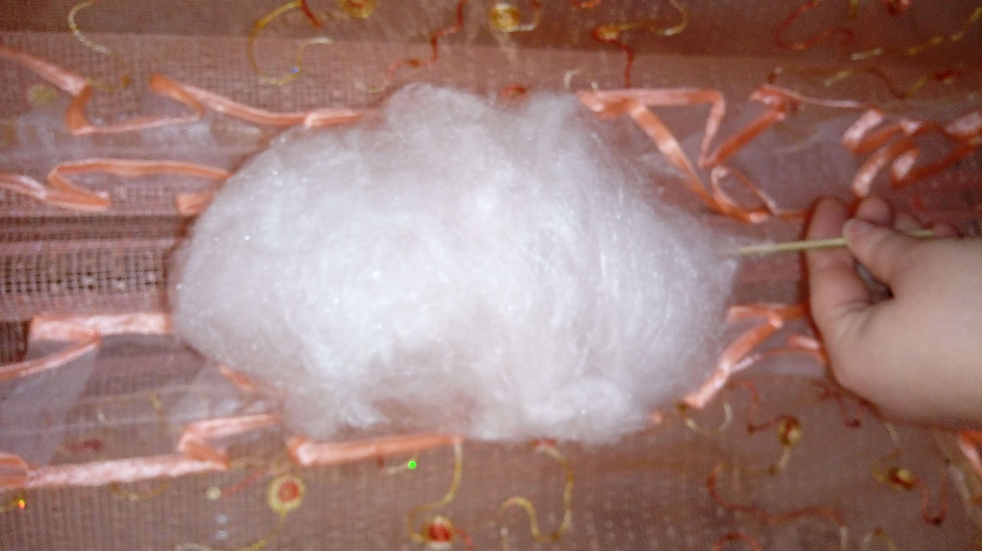 Фотография покупателя товара Аппарат для приготовления сахарной ваты Centek CT-1445, 400 Вт, розовый - Фото 4