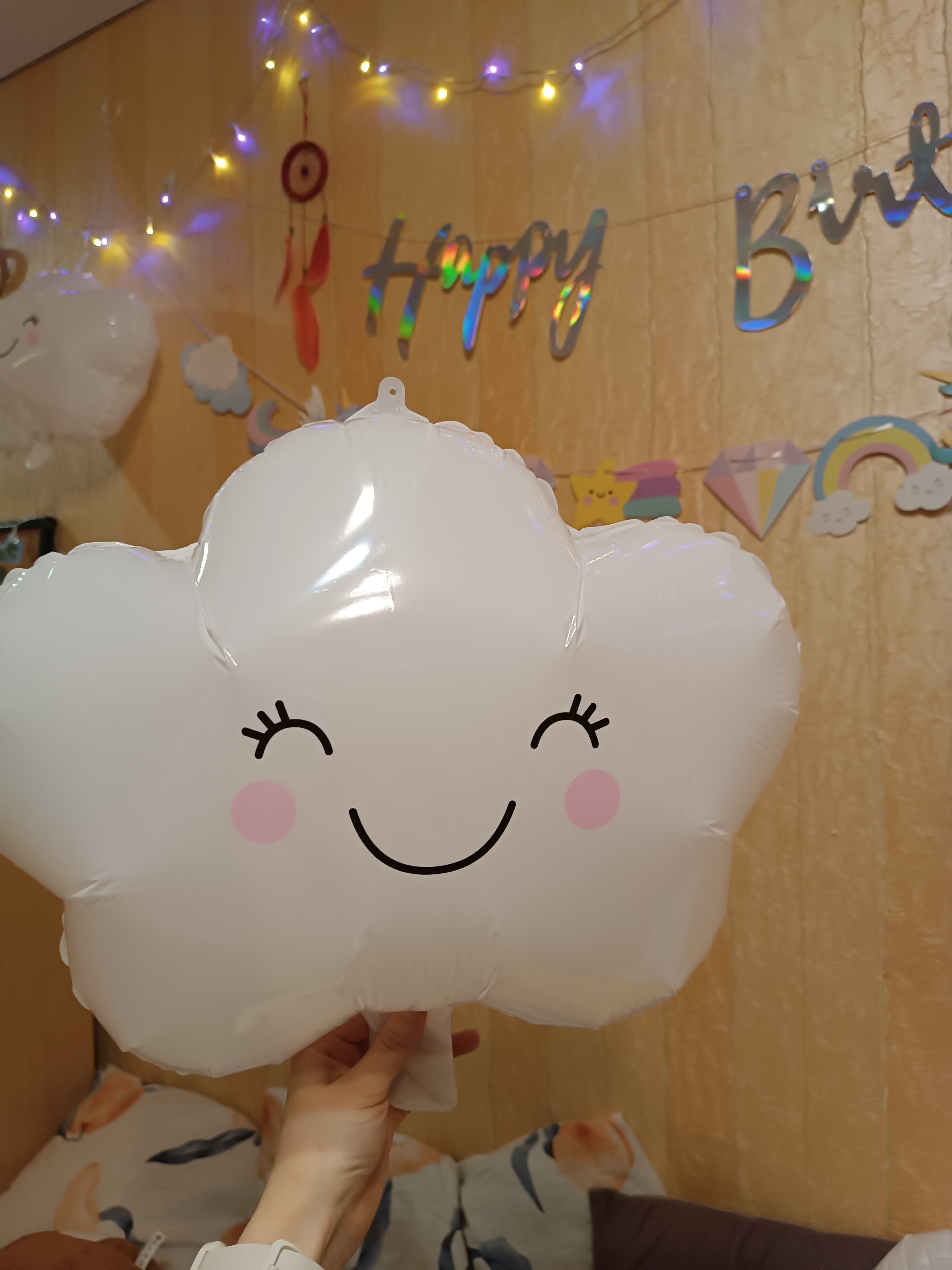 Фотография покупателя товара Шар фольгированный 19" «Счастливое облако» - Фото 8