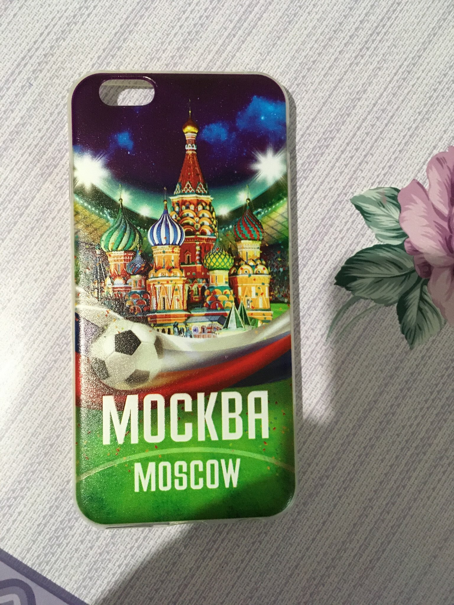 Фотография покупателя товара Чехол для телефона iPhone 6 «Москва. Храм Василия Блаженного» - Фото 1