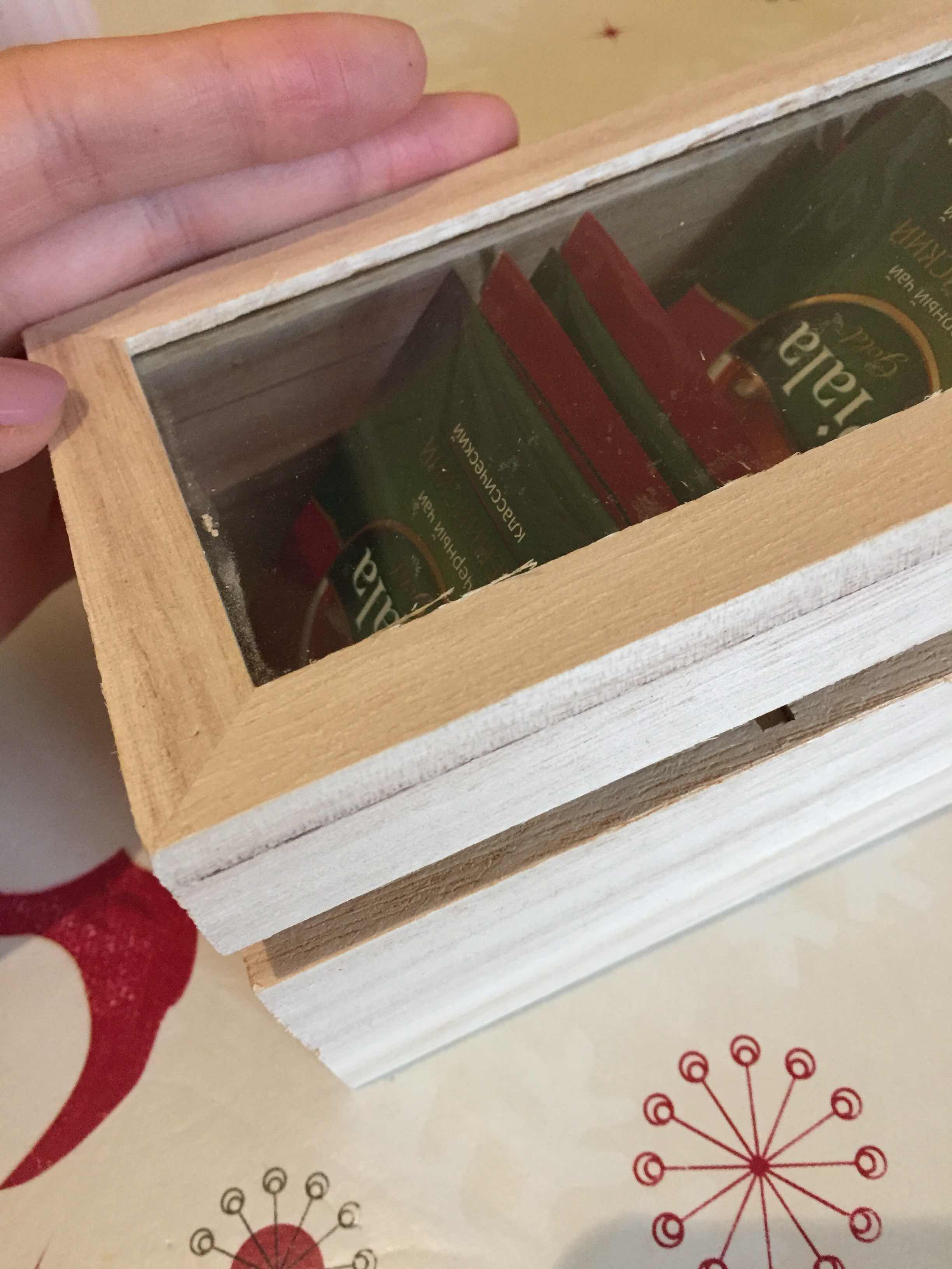 Фотография покупателя товара Ящик для хранения чайных пакетиков «Ахмадабад», 4 ячейки, 25×10×6,5 см - Фото 5