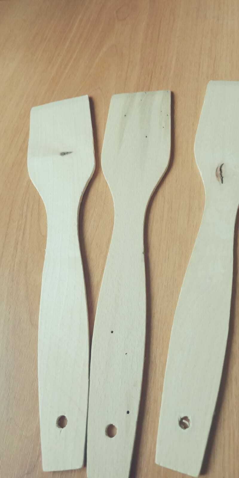 Фотография покупателя товара Лопатка деревянная "Кухонная Премиум", 28 см, массив бука