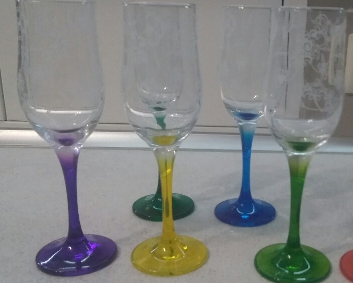 Фотография покупателя товара Набор бокалов для шампанского Рrimavera, стеклянный, 190 мл, 6 шт, гравировка, напыление