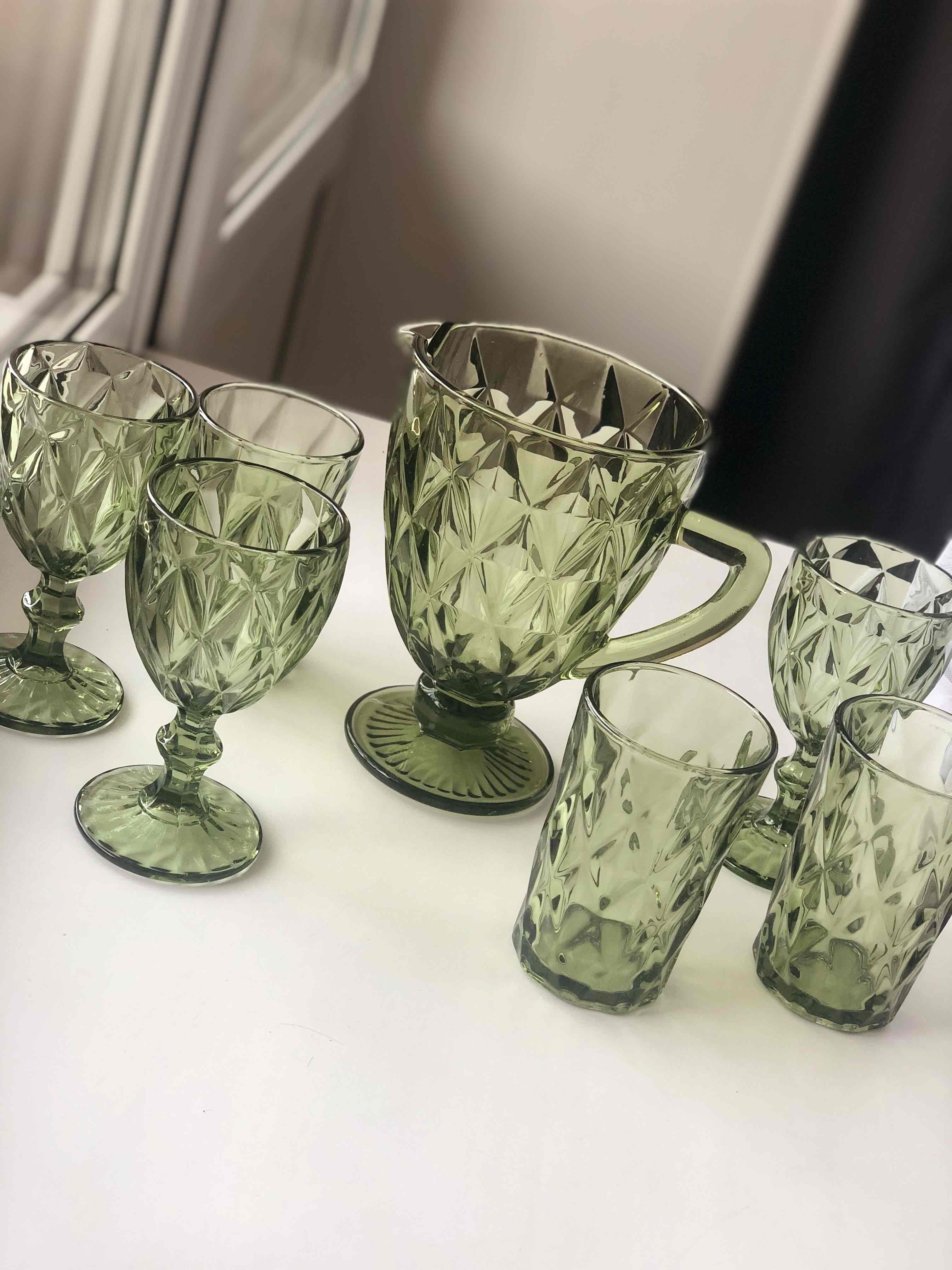 Фотография покупателя товара Набор стаканов стеклянных Magistro «Круиз», 350 мл, 8×12,5 см, 6 шт, цвет зелёный - Фото 8