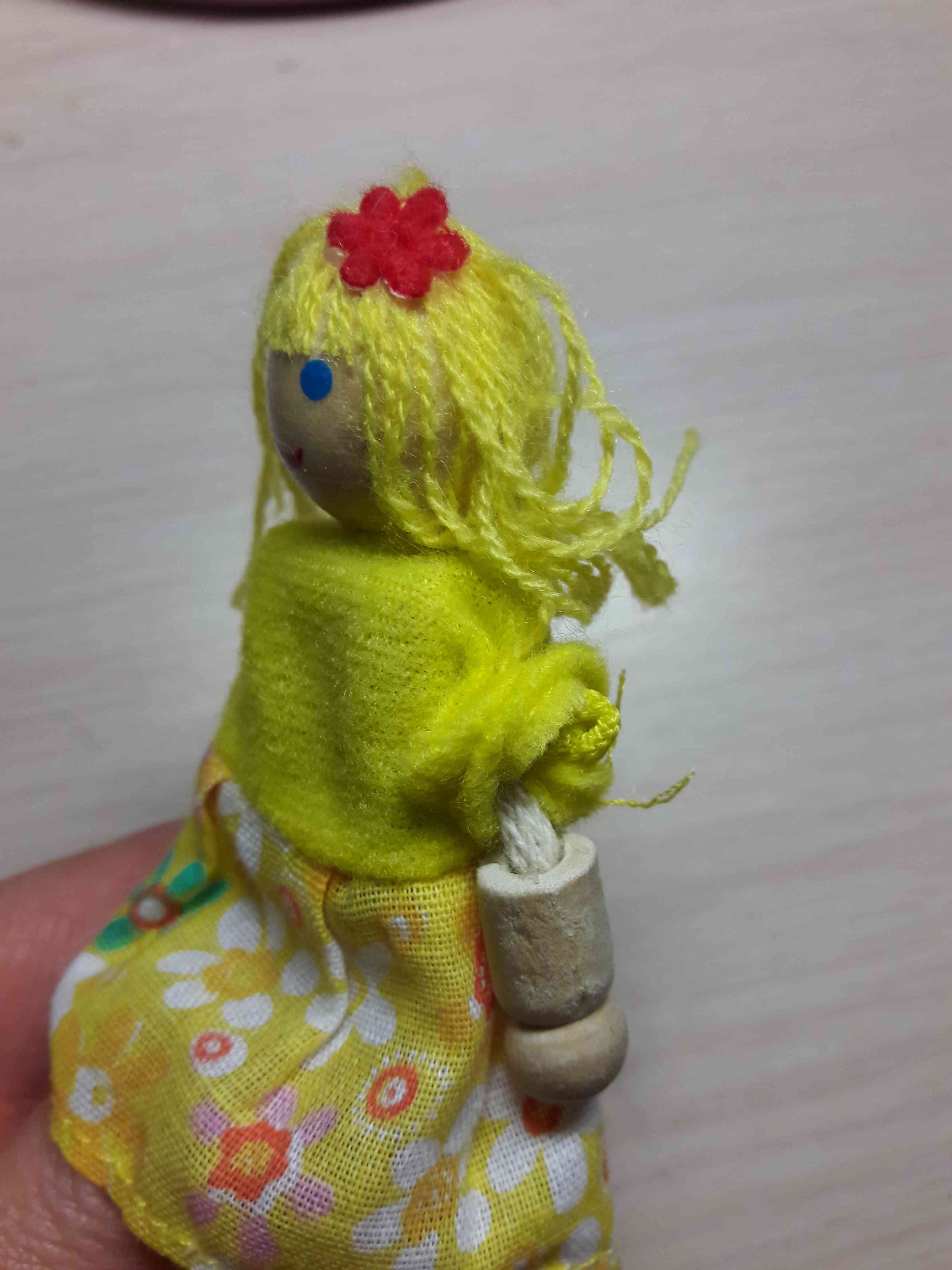 Фотография покупателя товара Набор деревянных кукол, семья, 6 шт. - Фото 1