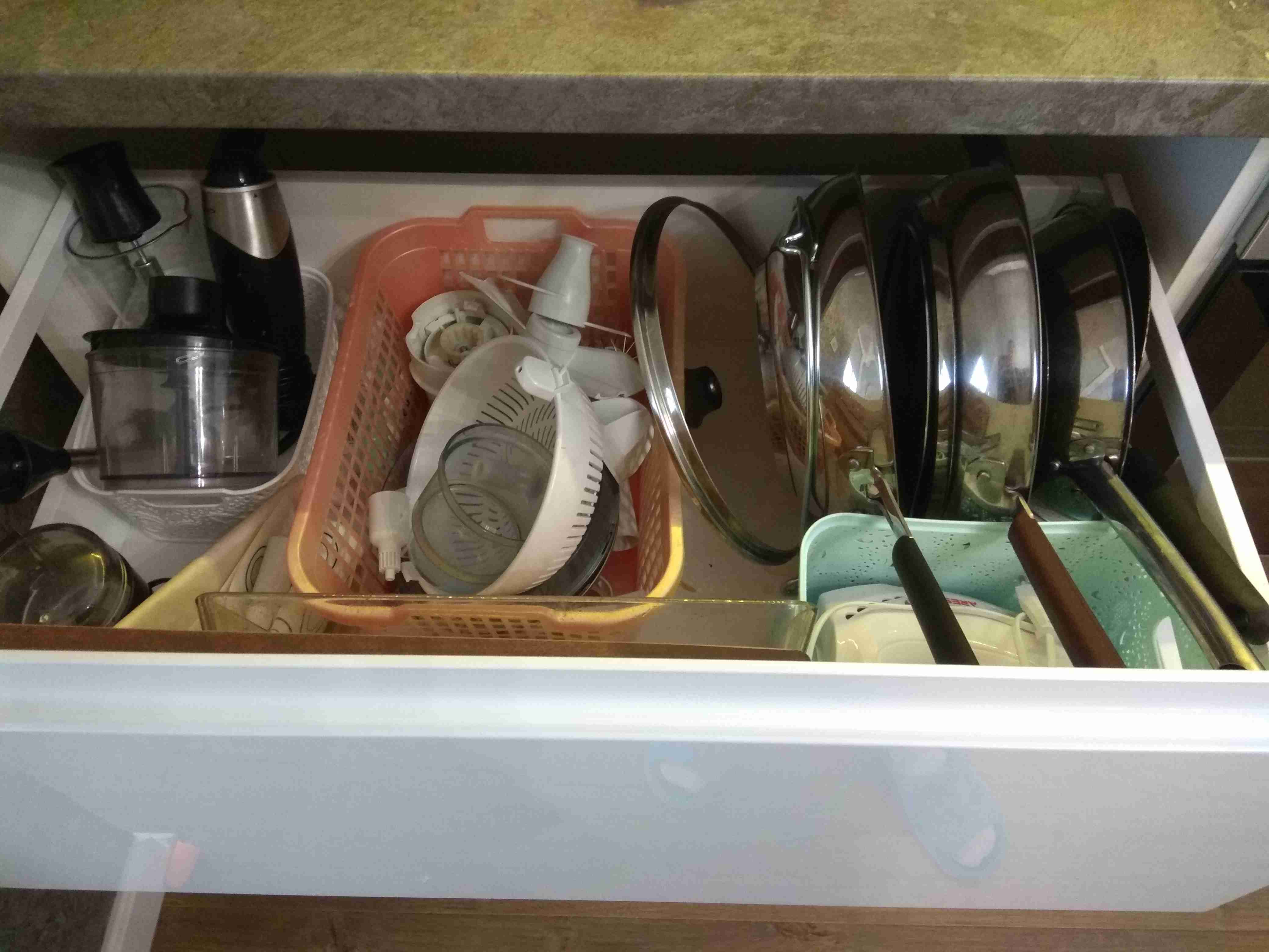 Фотография покупателя товара Подставка для хранения сковородок на 3 предмета, 28×23×22 см, цинк, цвет серебристый - Фото 10