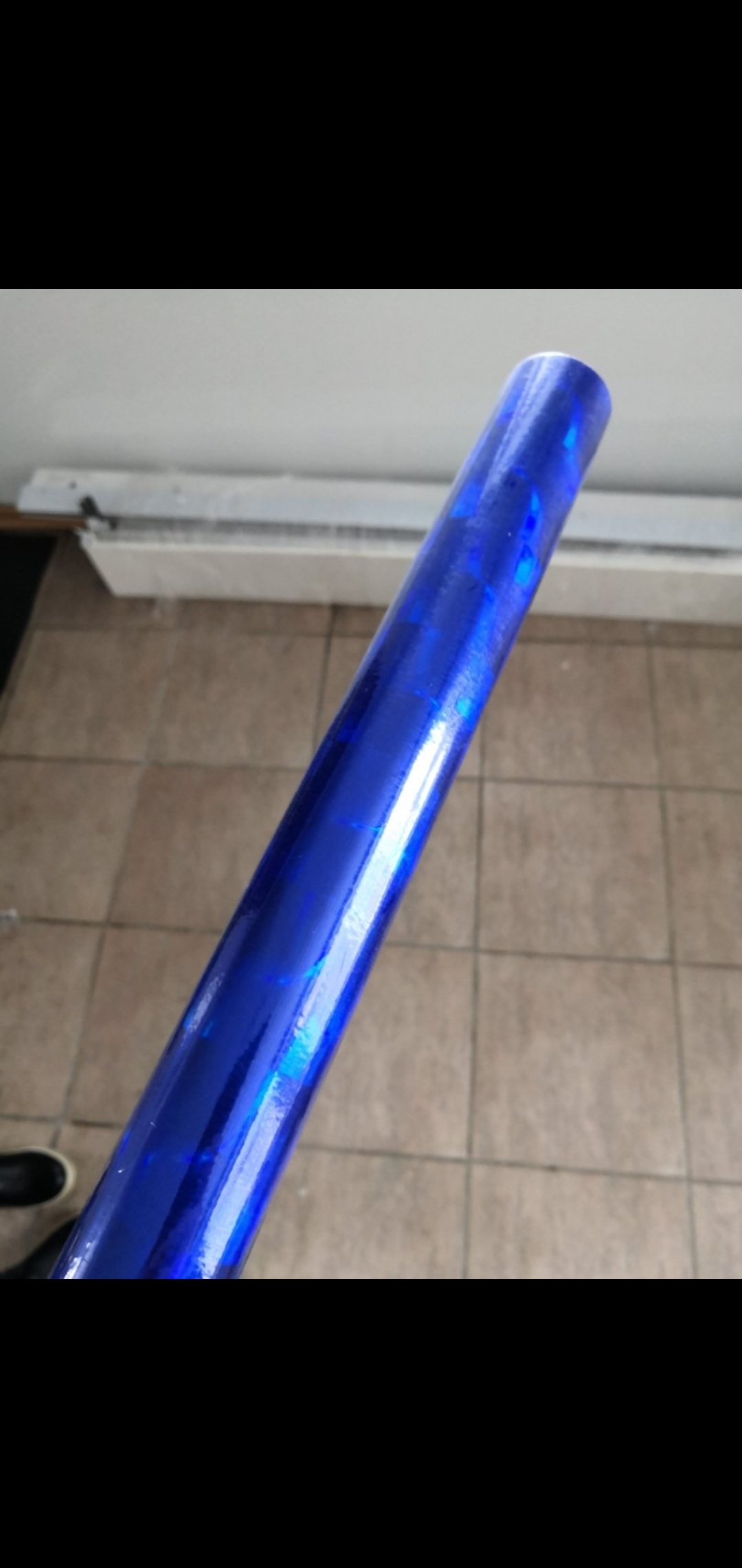 Фотография покупателя товара Пленка самоклеящаяся "Квадраты", голография, фиолетовая, 0.45 х 3 м, 3 мкр - Фото 1
