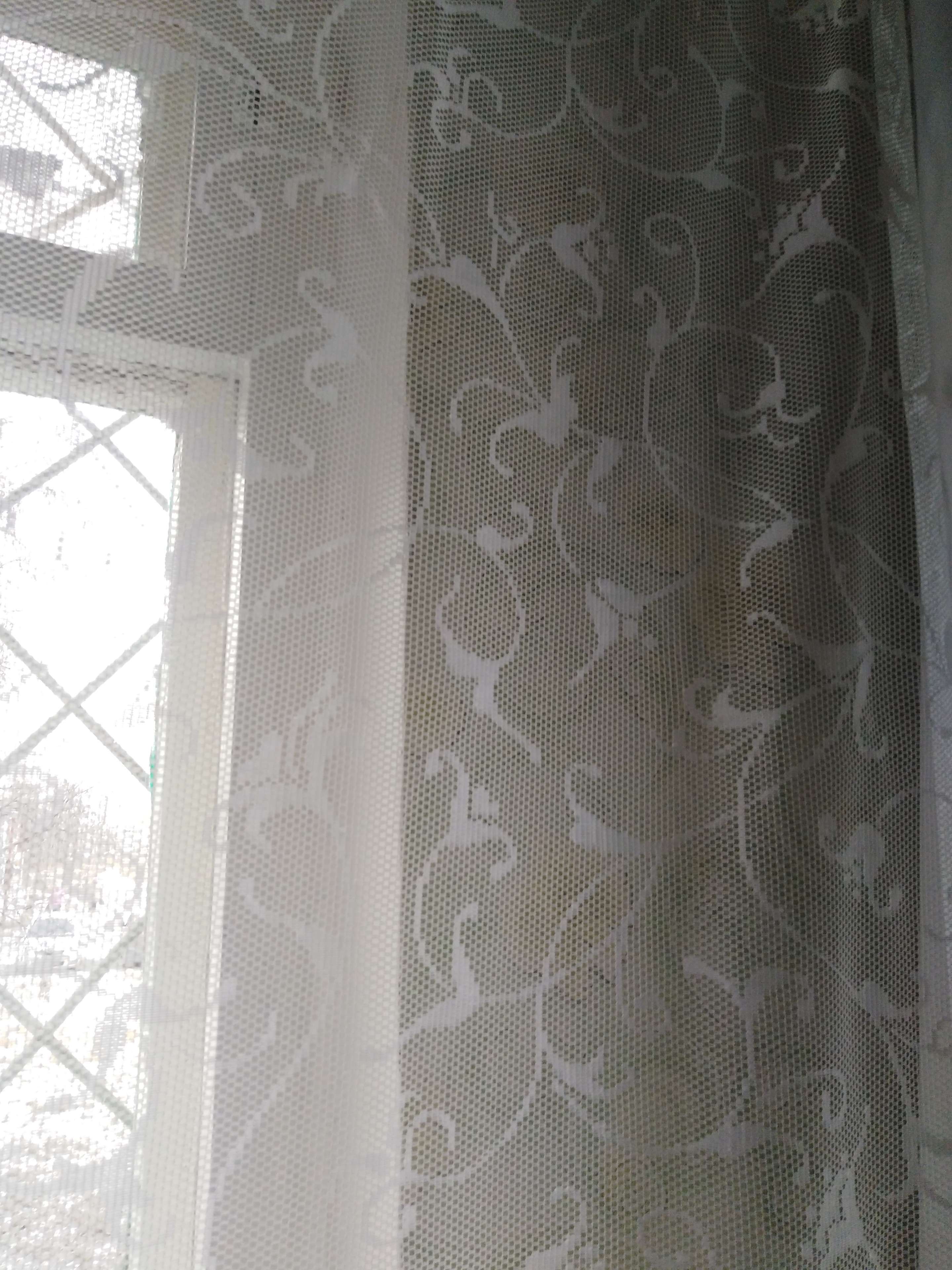 Фотография покупателя товара Тюль на шторной ленте, 145х250 см, цвет белый, 100% полиэстер - Фото 4