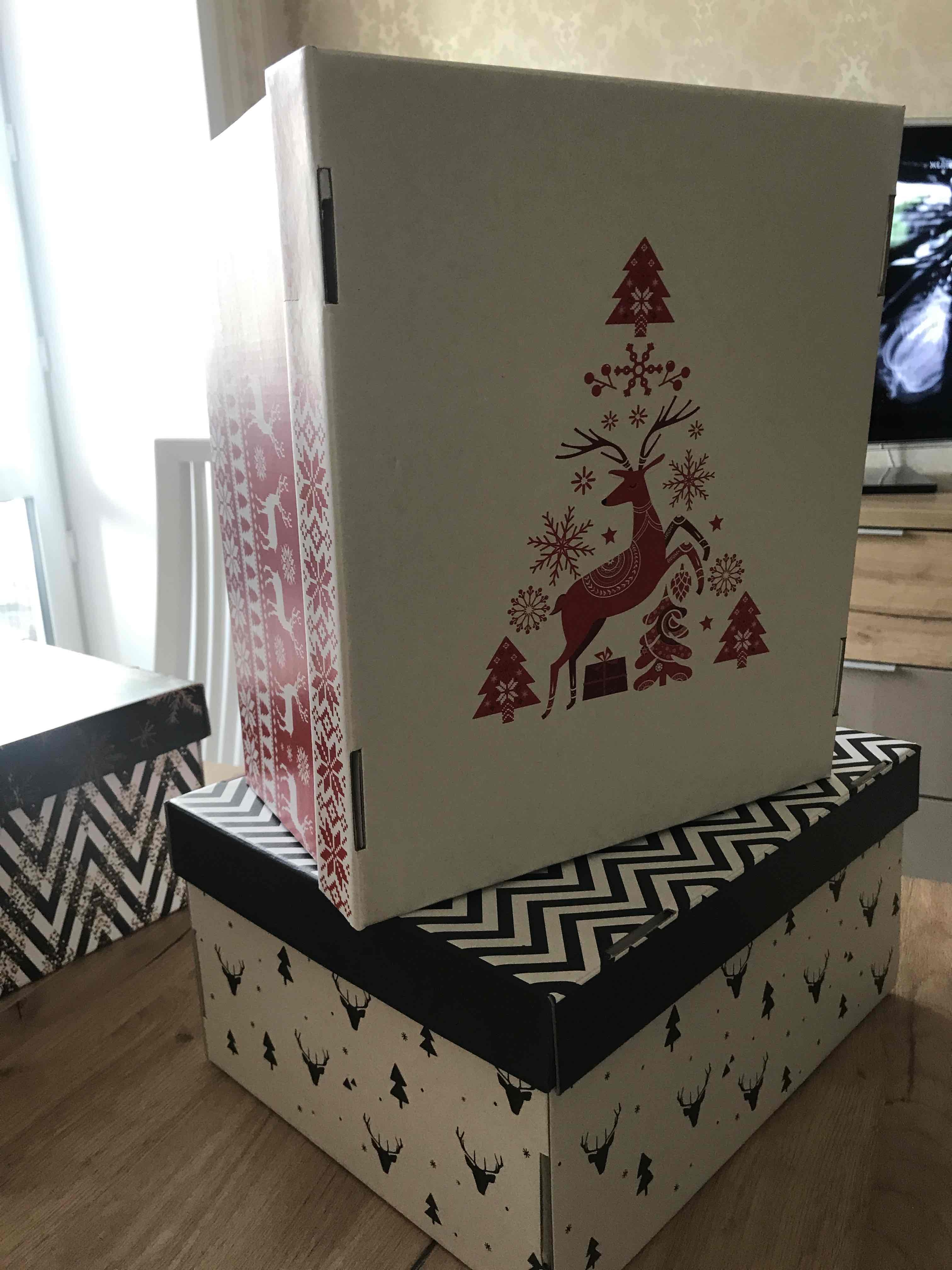 Фотография покупателя товара Складная коробка «Скандинавия», 31,2 х 25,6 х 16,1 см, Новый год - Фото 13