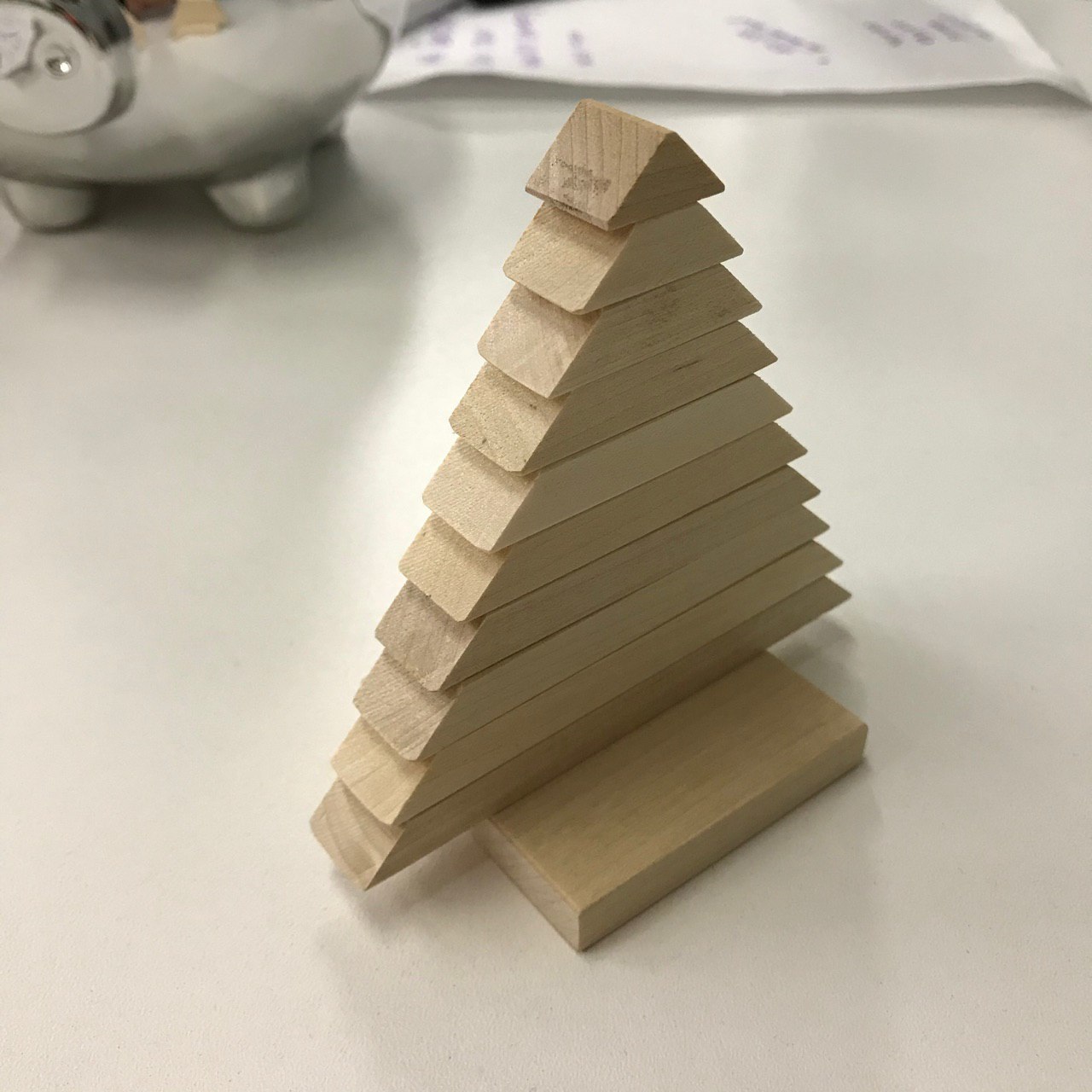 Фотография покупателя товара Детская пирамидка «Ёлочка», деревянная, материал: берёза