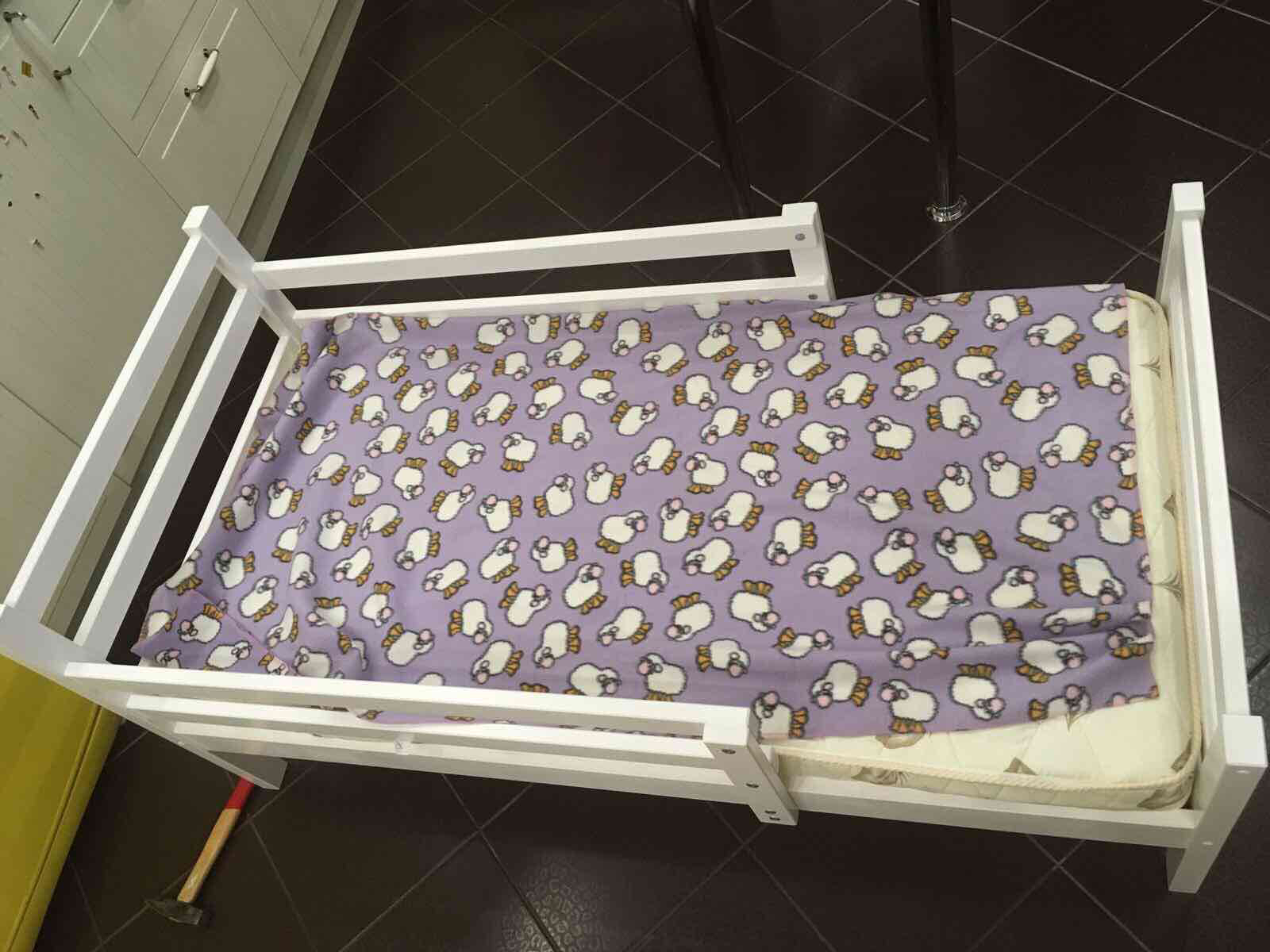 Фотография покупателя товара Кровать подростковая «Колибри», 140х70 см, цвет белый