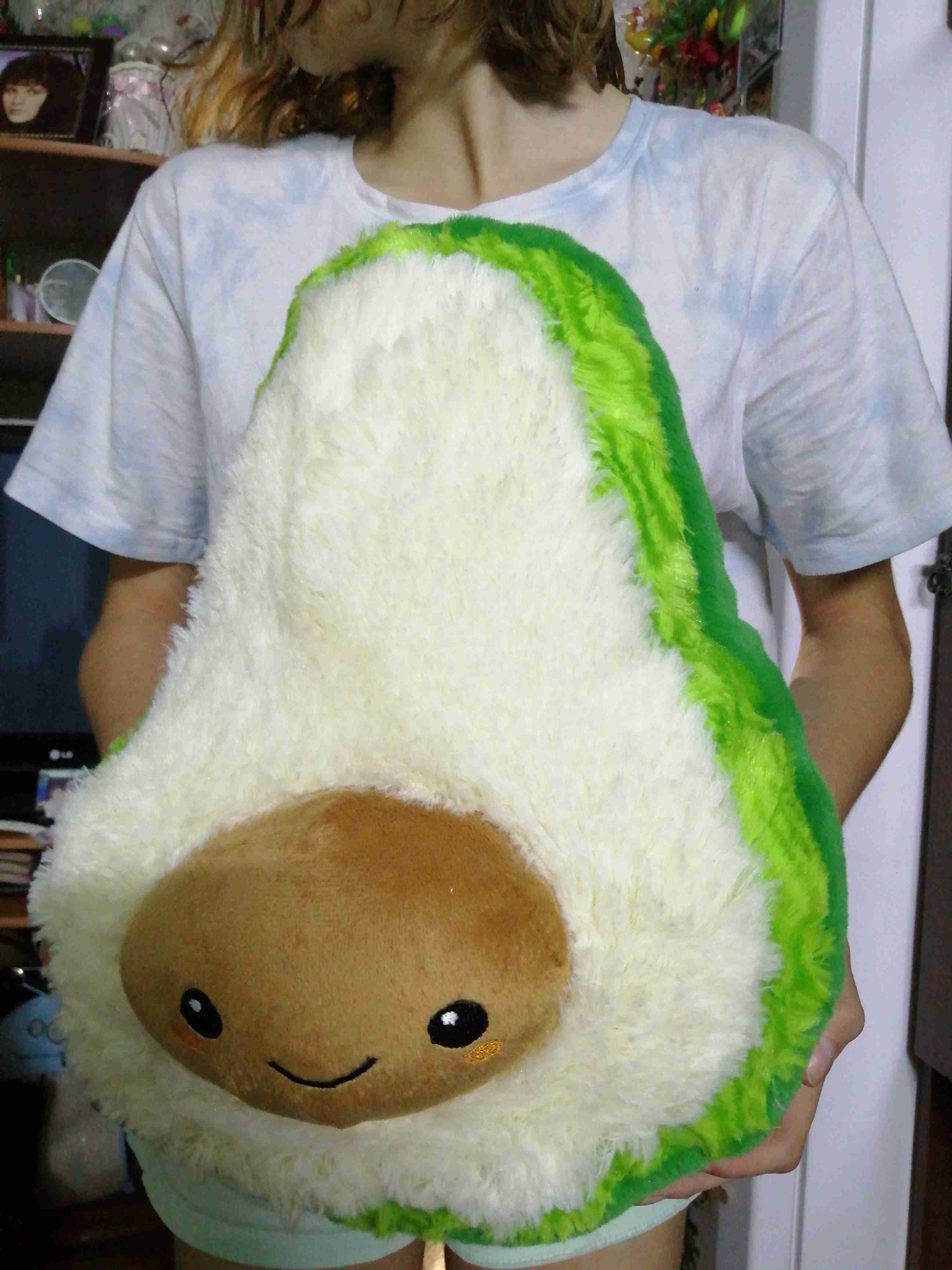 Фотография покупателя товара Мягкая игрушка «Авокадо», 39 см, МИКС
