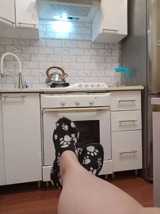 Фотография покупателя товара Кухонный фартук на стену «Плитка мрамор», 3000×600 мм, цвет белый - Фото 2