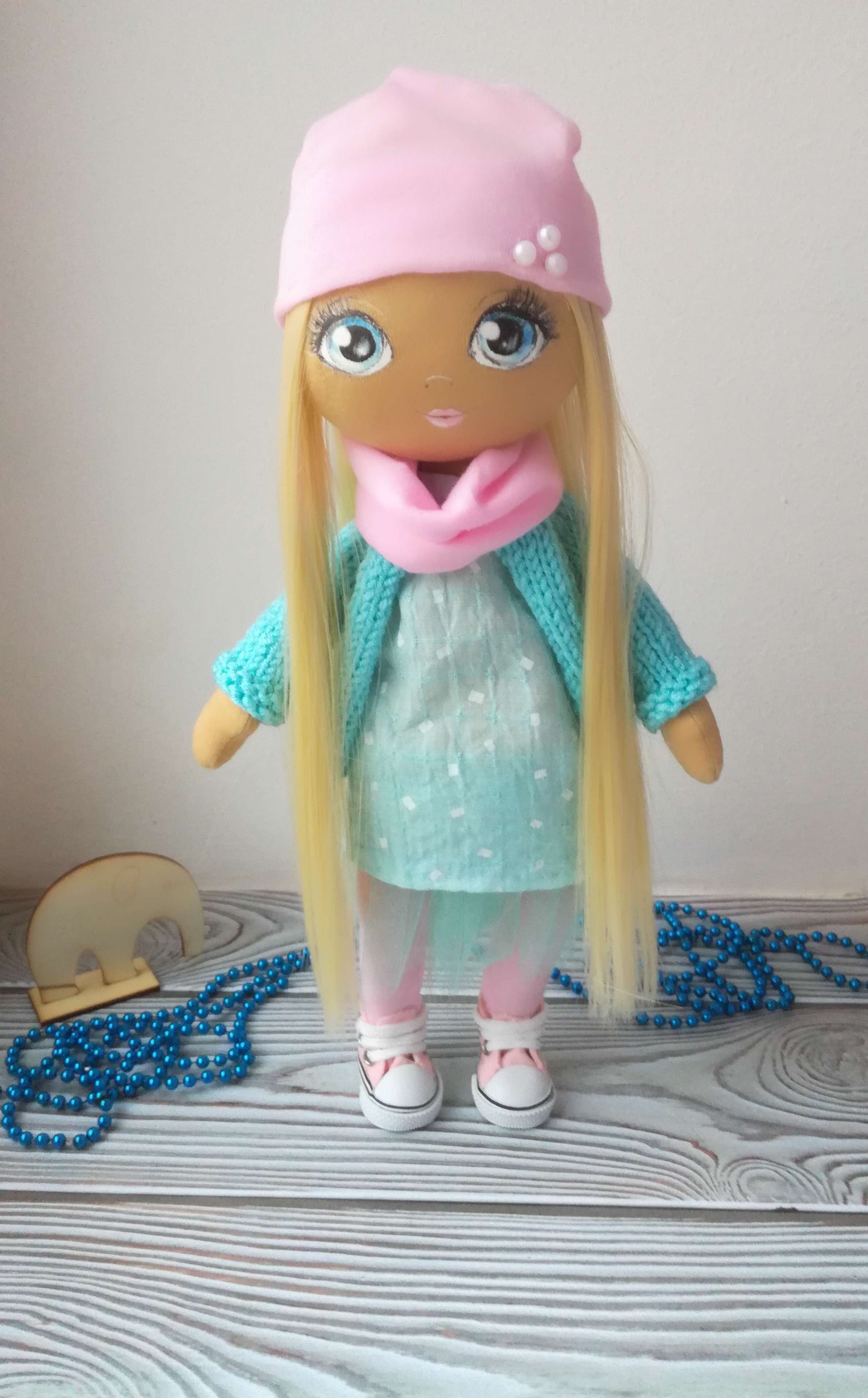 Фотография покупателя товара Набор для шитья. Интерьерная кукла «Клэр», 30 см