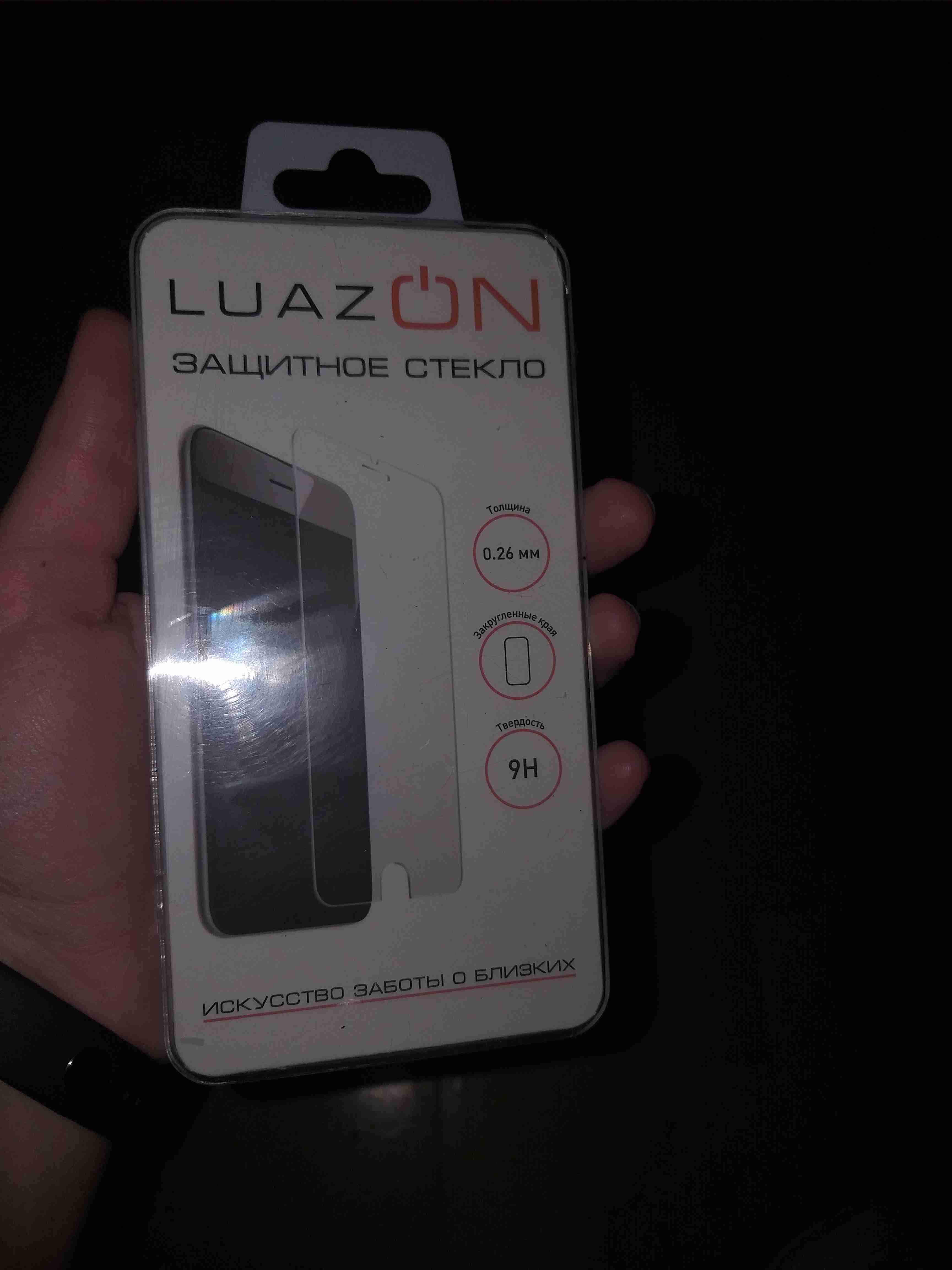 Фотография покупателя товара Защитное стекло LuazON для Samsung Galaxy A6 Plus, 0.26 мм, 9Н, - Фото 4
