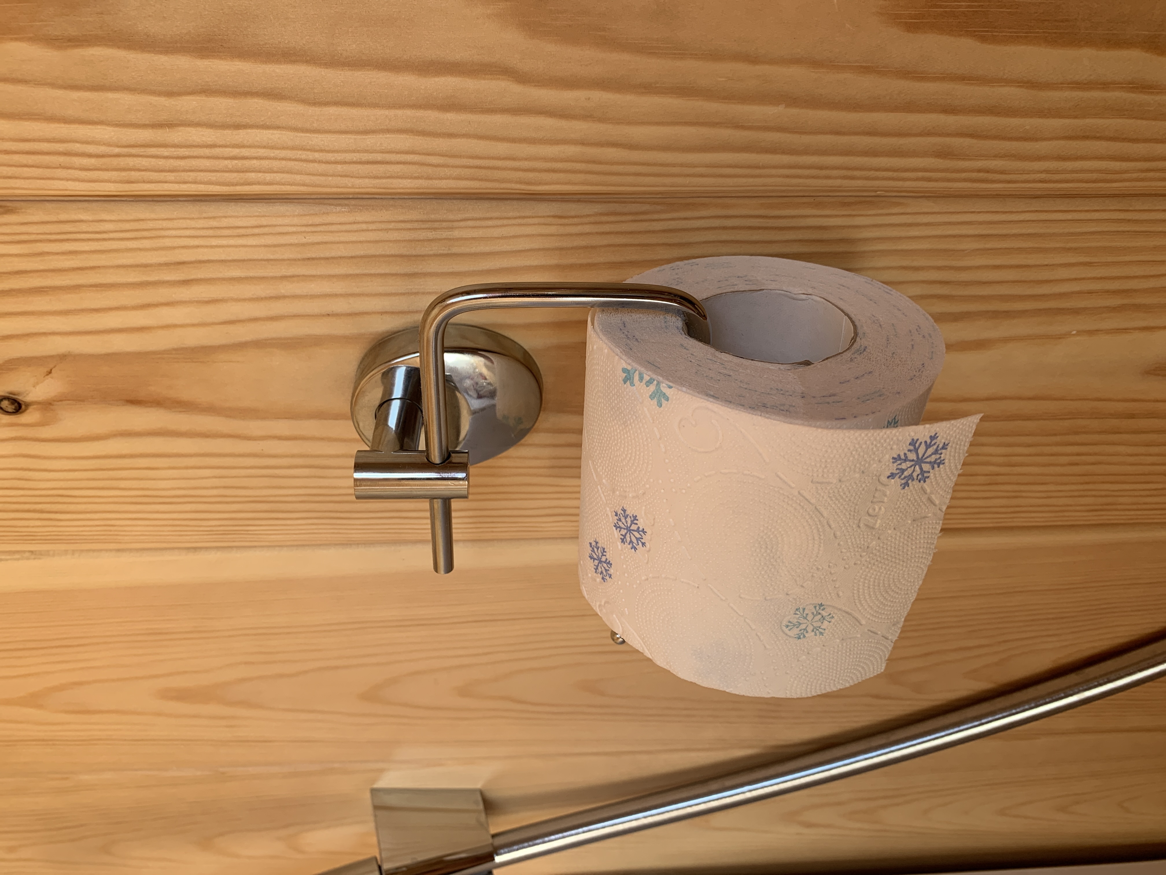 Фотография покупателя товара Держатель для туалетной бумаги Accoona A11005-3, цвет хром - Фото 1