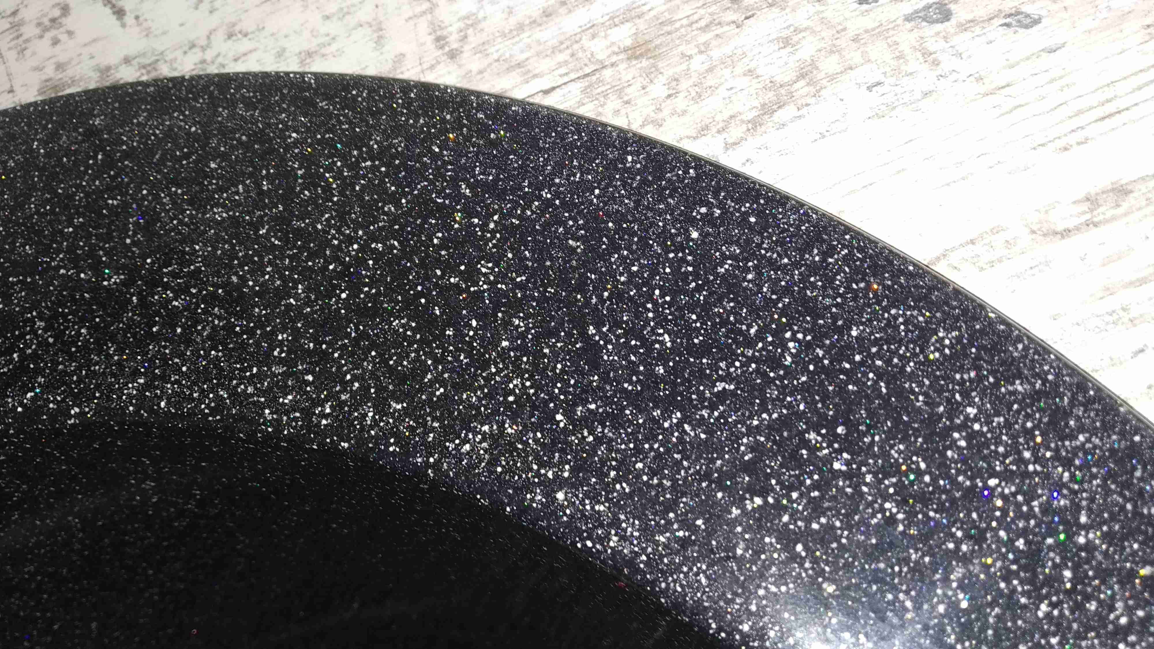 Фотография покупателя товара Мойка кухонная из камня MARRBAXX Виктори Z30Q4, d=475 мм, глубина 18 см, глянцевая, черная - Фото 6