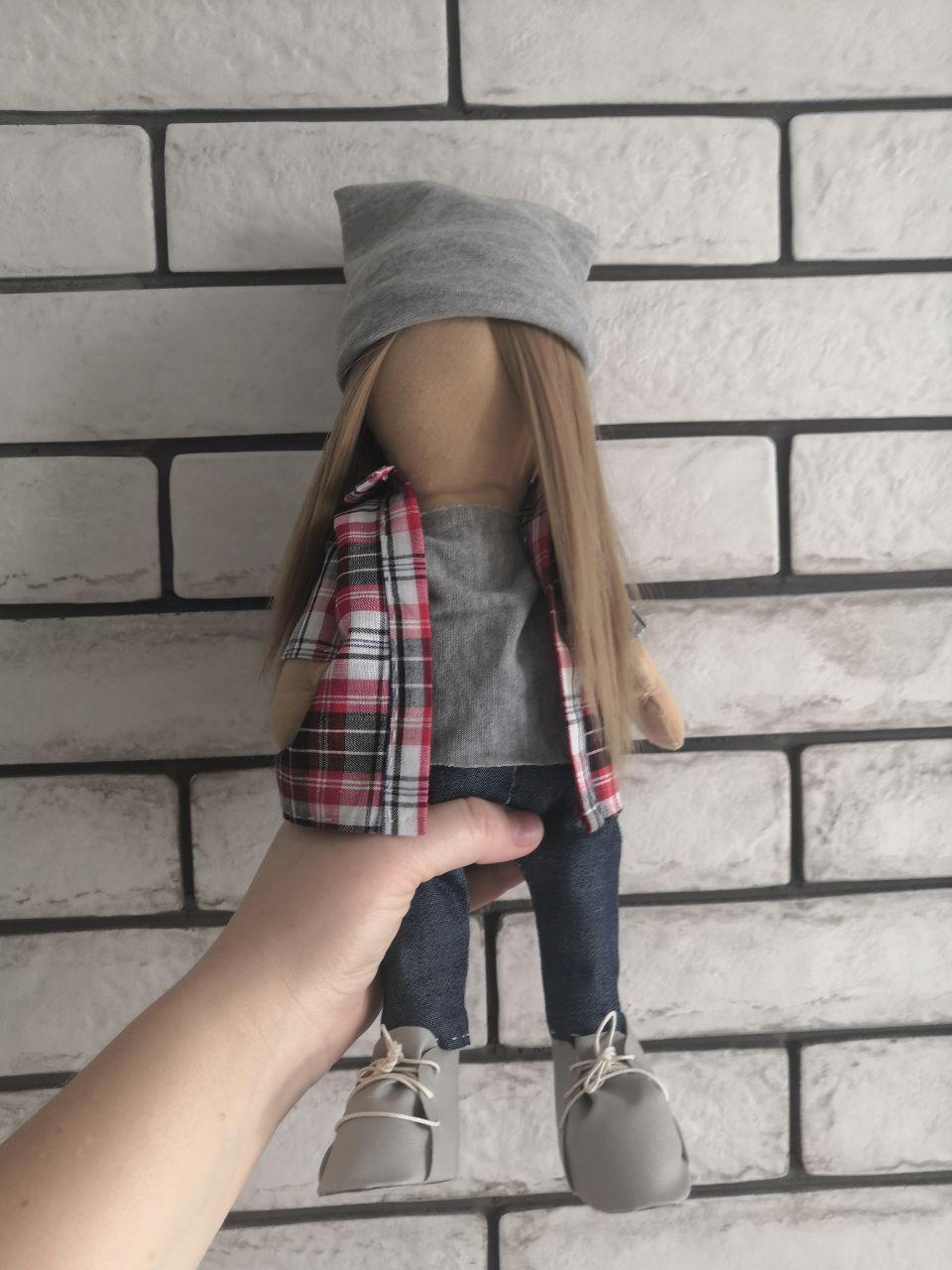 Фотография покупателя товара Интерьерная кукла «Зои», набор для шитья, 18.9 × 22.5 × 2.5 см - Фото 2