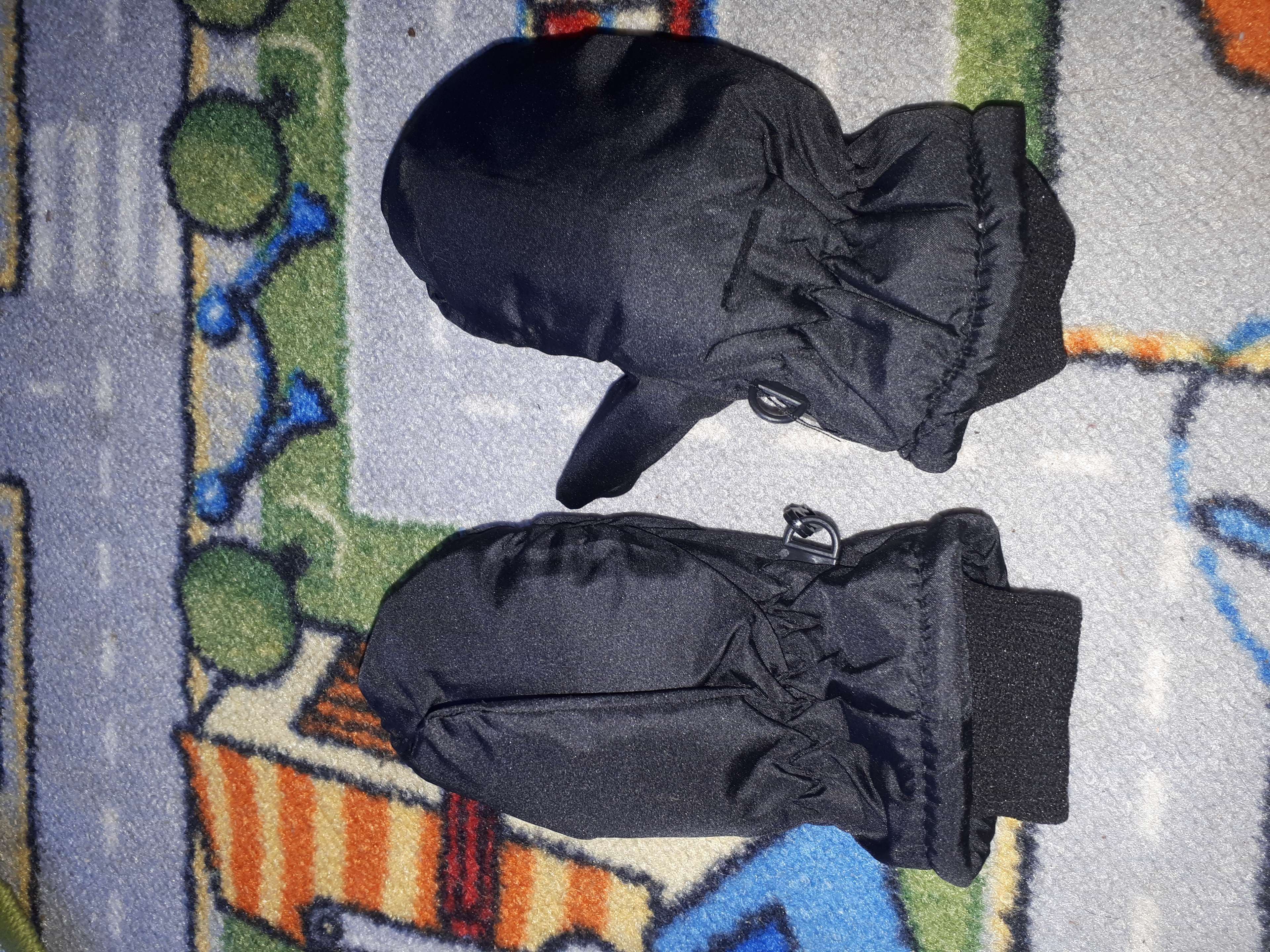 Фотография покупателя товара Варежки зимние MINAKU, размер 14 (3-4 года), цвет чёрный - Фото 1