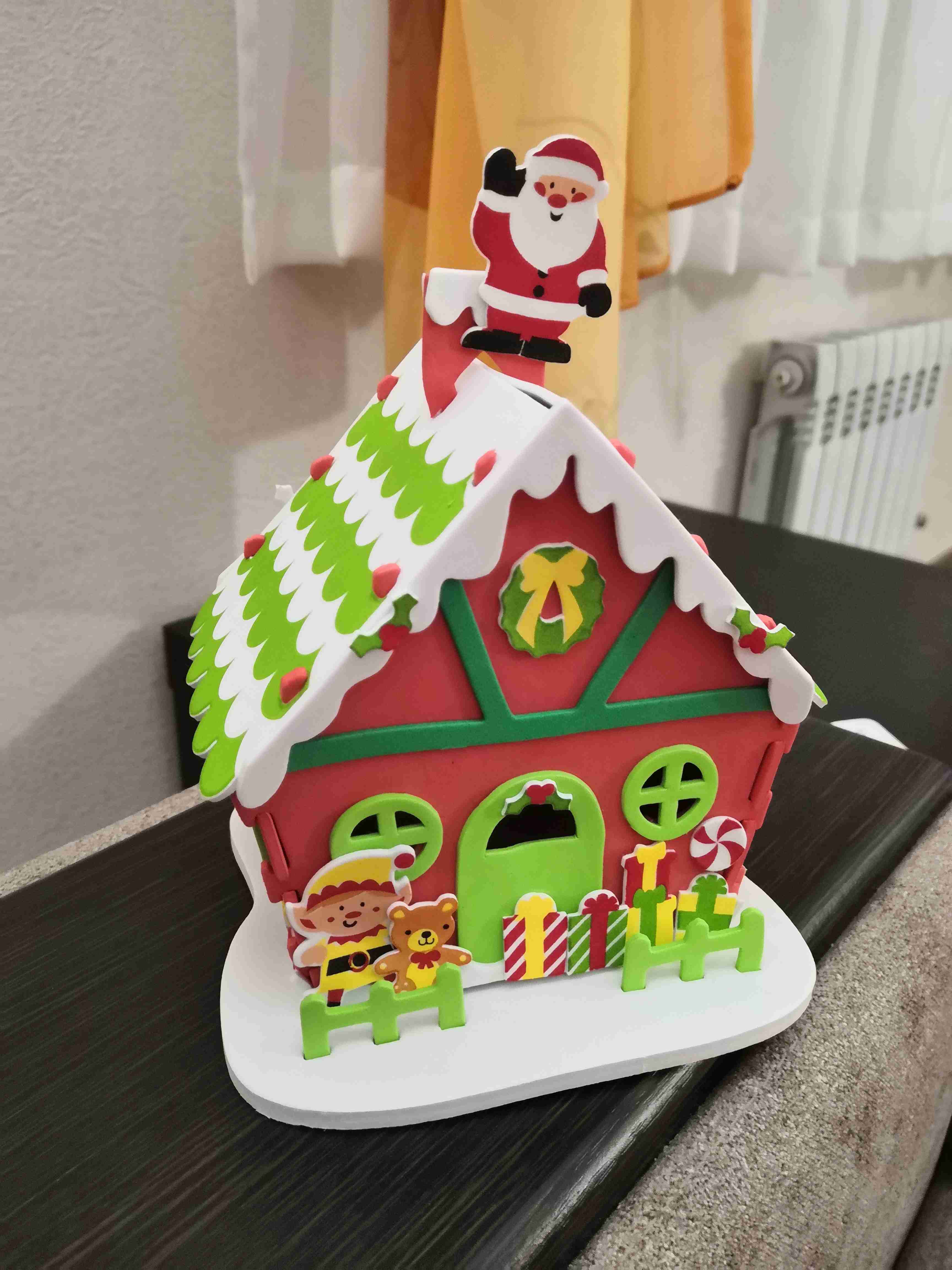 Фотография покупателя товара Набор для творчества - создай новогоднее украшение "Дом Деда Мороза"