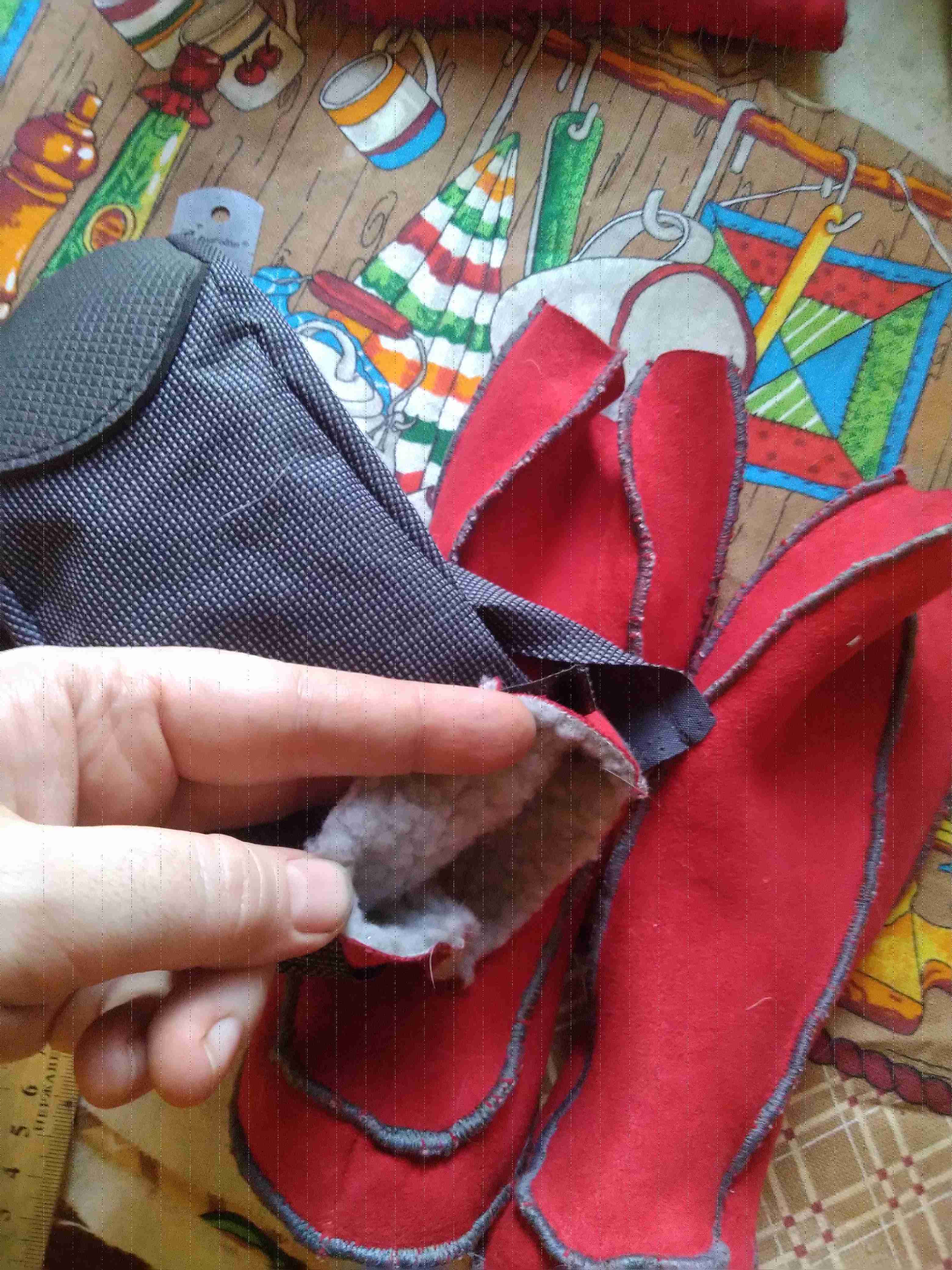 Фотография покупателя товара Ботинки утепленные OSSO, внутренний размер по лапе 1 (5 х 6 х 10 см), микс - Фото 6