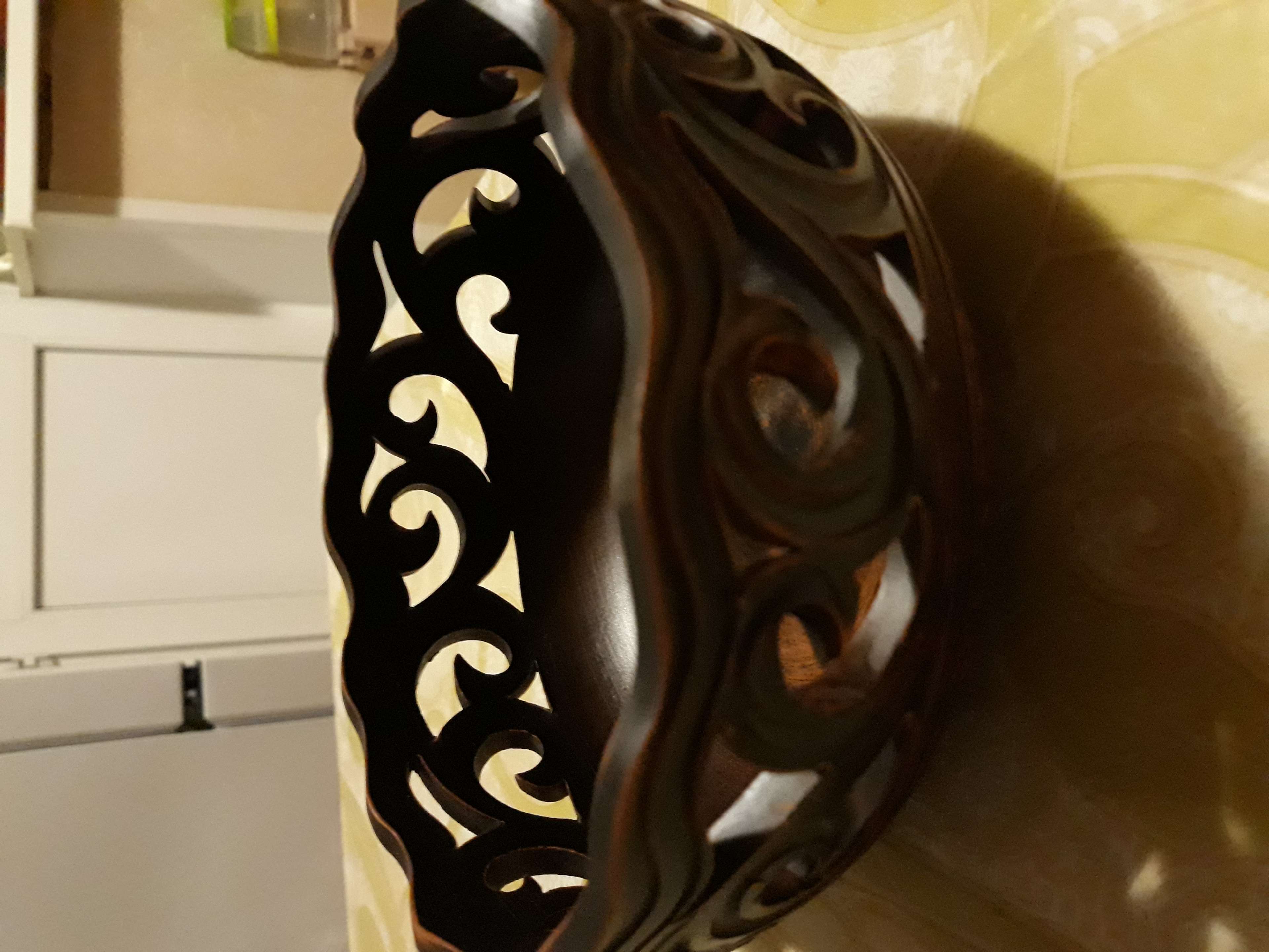 Фотография покупателя товара Конфетница "Глинка", резка, красная глина, 16*16*8 см, микс - Фото 2