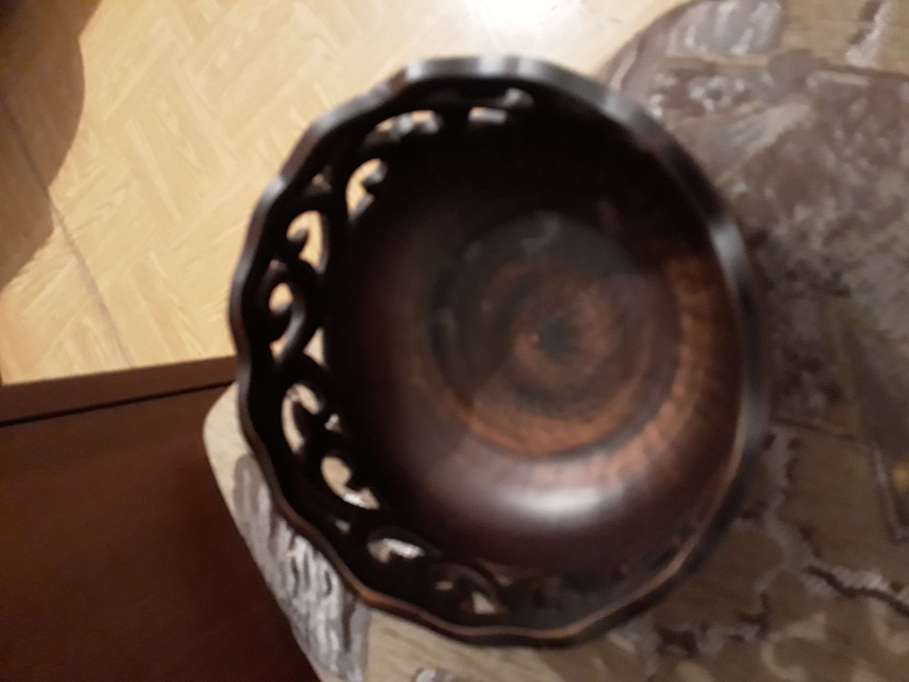 Фотография покупателя товара Конфетница "Глинка", резка, красная глина, 16*16*8 см, микс - Фото 3