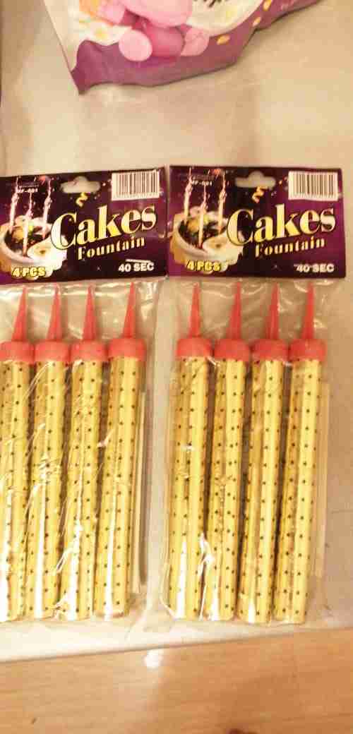 Фотография покупателя товара Свечи фонтаны для торта "Золотые искры", 12,5 см, 40 секунд, 4 шт - Фото 93
