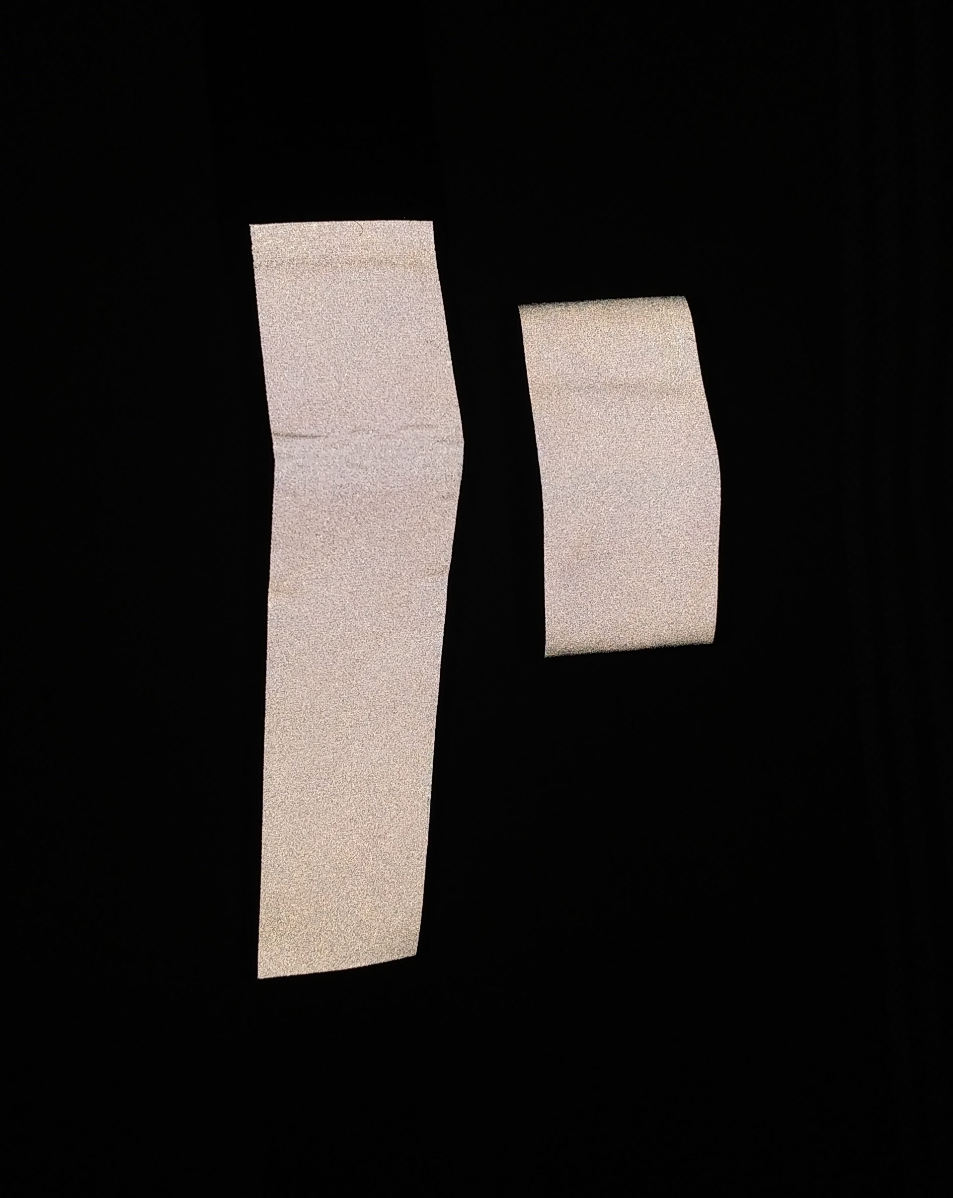 Фотография покупателя товара Съёмные световые ремешки на липучке, 2 шт, цвет чёрный - Фото 3