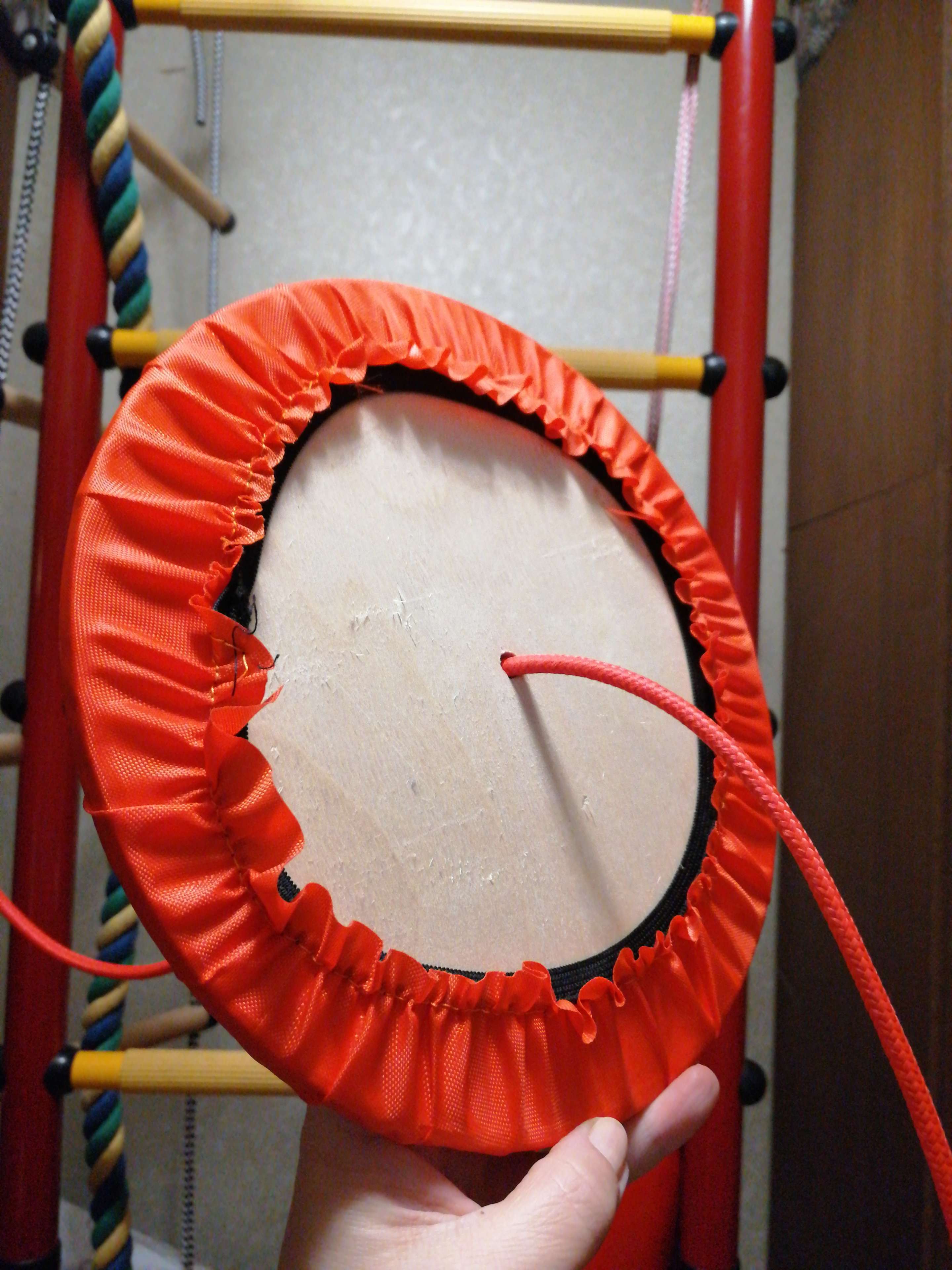 Фотография покупателя товара Тарзанка круглая, мягкая, цвета МИКС - Фото 6