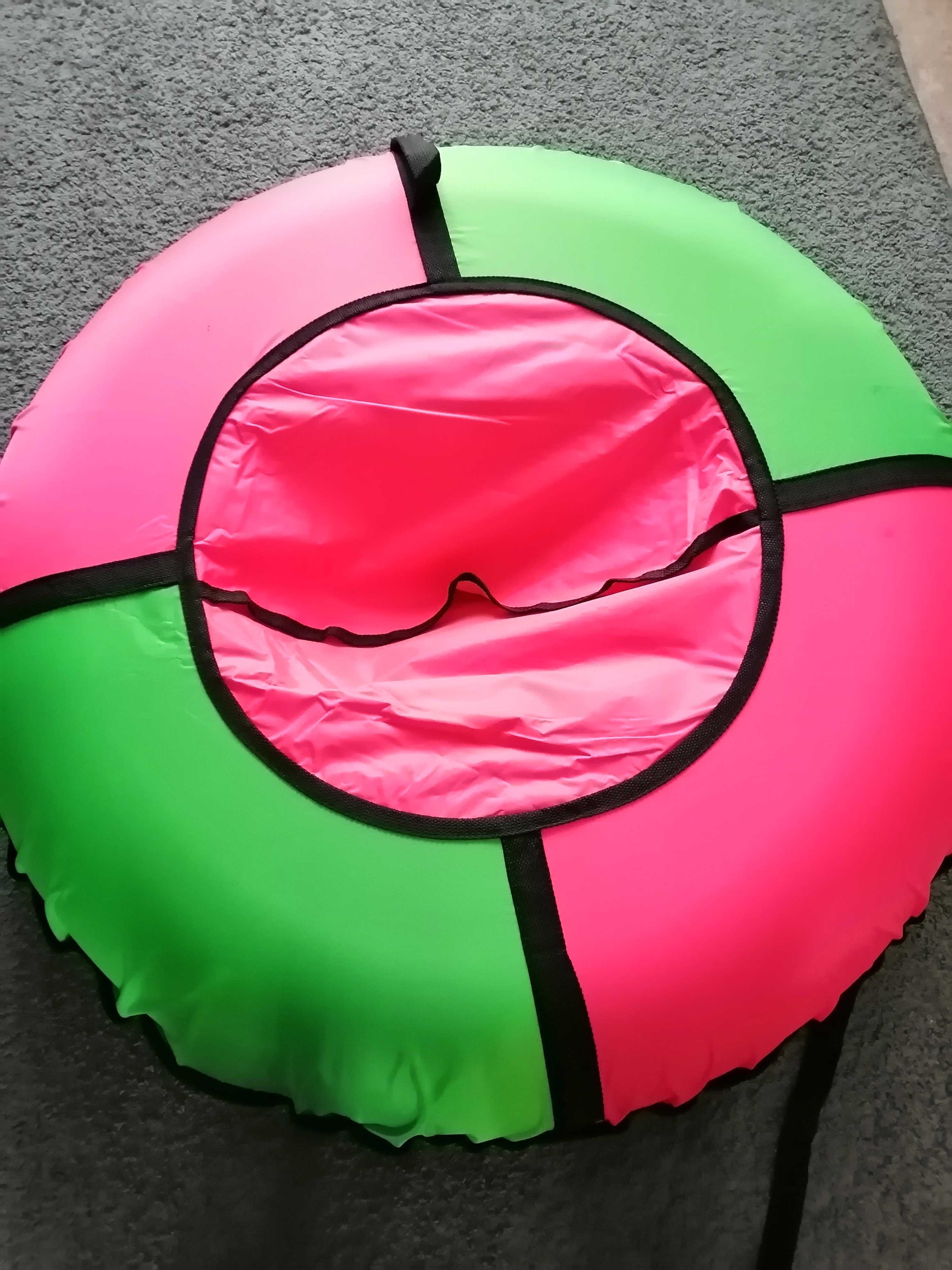 Фотография покупателя товара Тюбинг-ватрушка, диаметр чехла 110 см, цвета МИКС - Фото 5