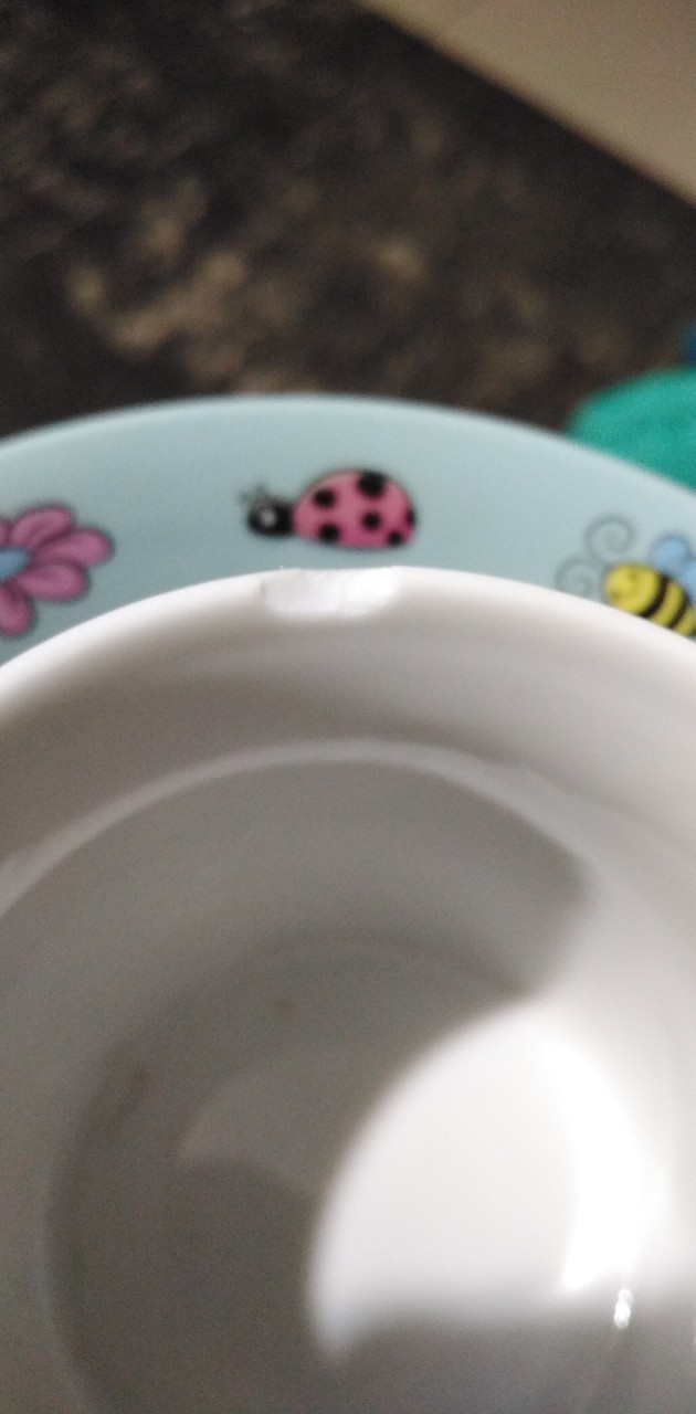 Фотография покупателя товара Набор детской посуды из керамики Доляна «Единорожка», 3 предмета: кружка 230 мл, миска 400 мл, тарелка d=18 см