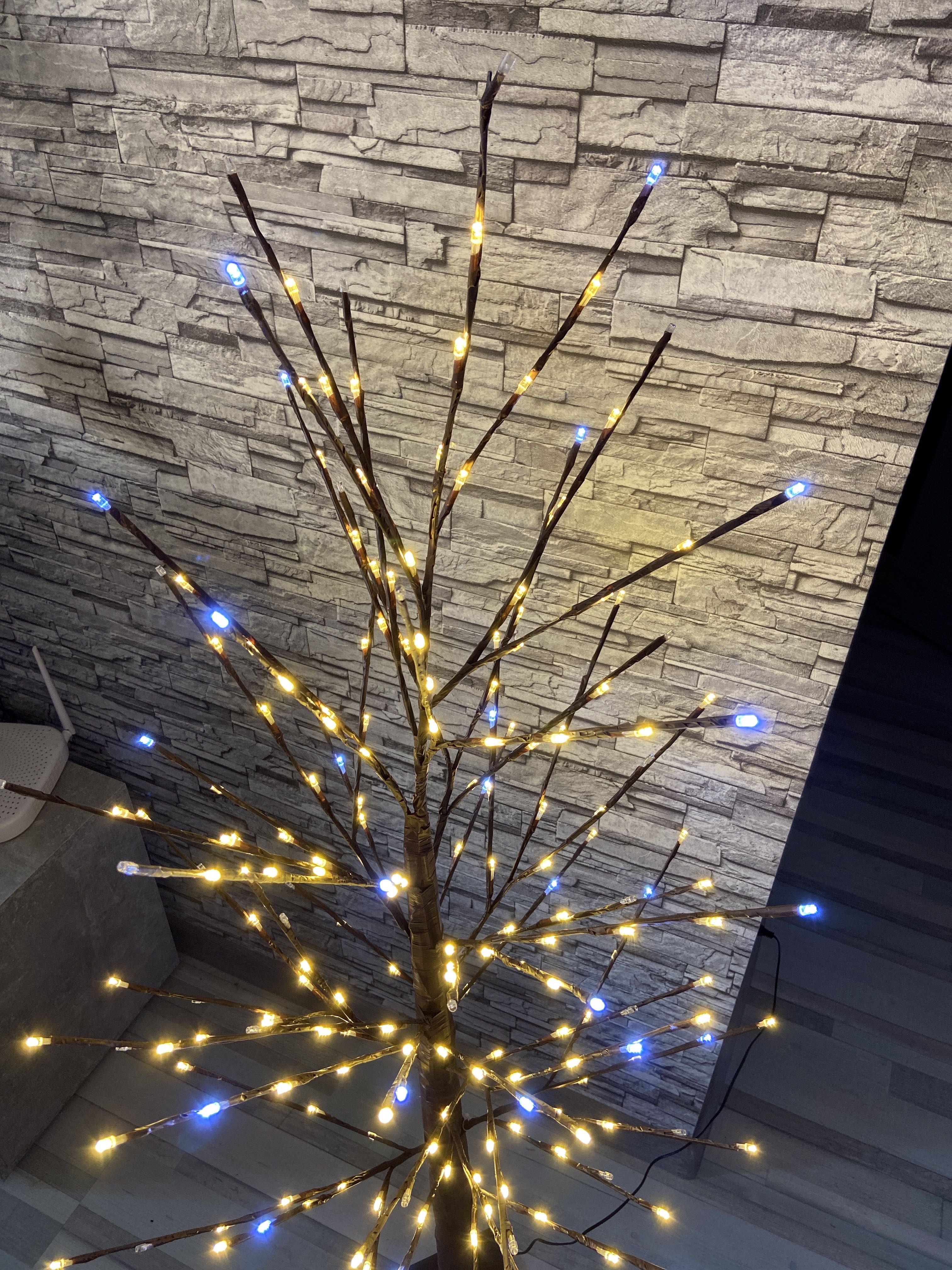 Фотография покупателя товара Светодиодное дерево 1.5 м, 224 LED, мерцание, 220 В, свечение белое - Фото 27