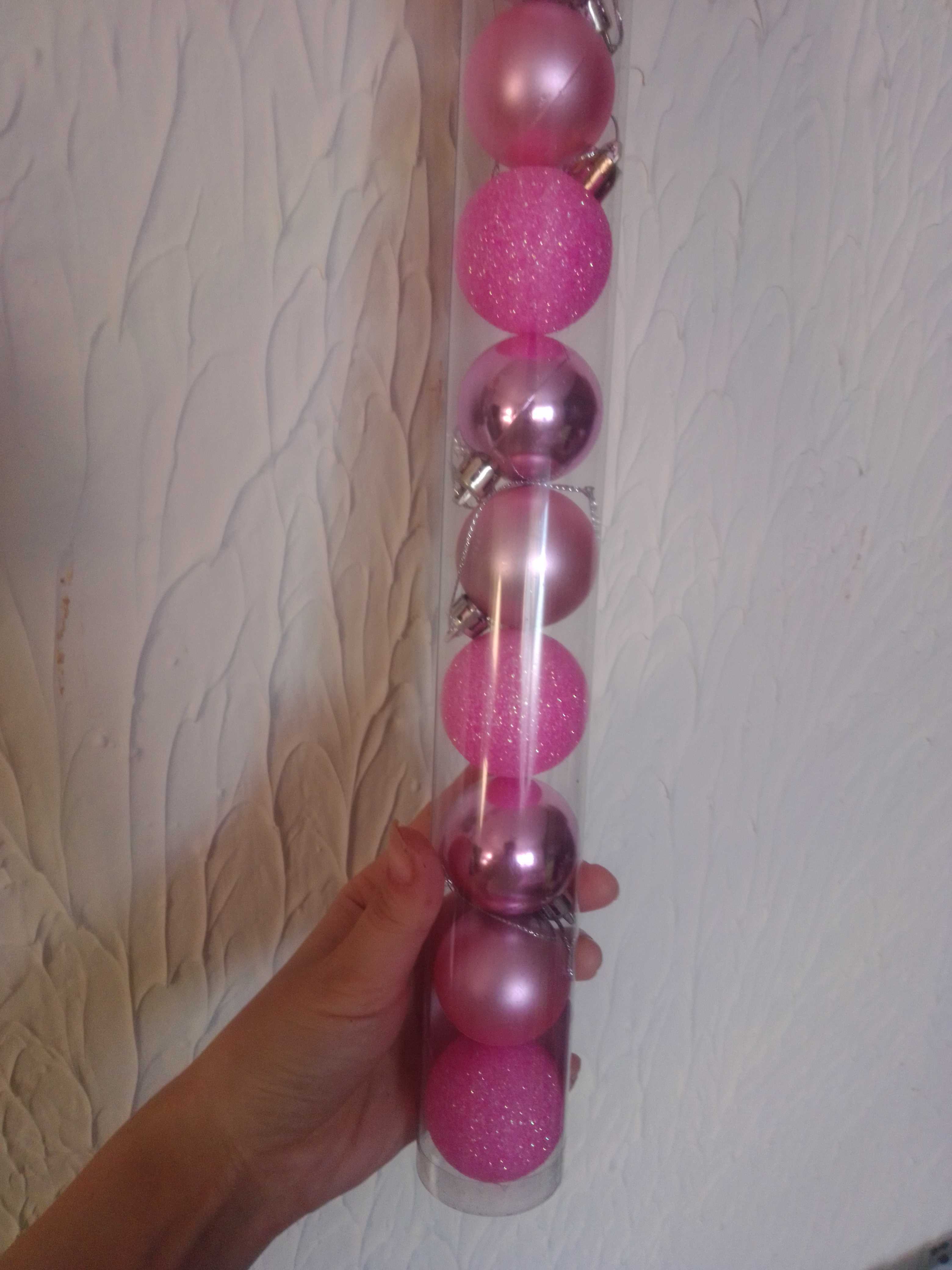 Фотография покупателя товара Набор шаров пластик d-4 см, 12 шт "Перелив ассорти" розовый - Фото 5