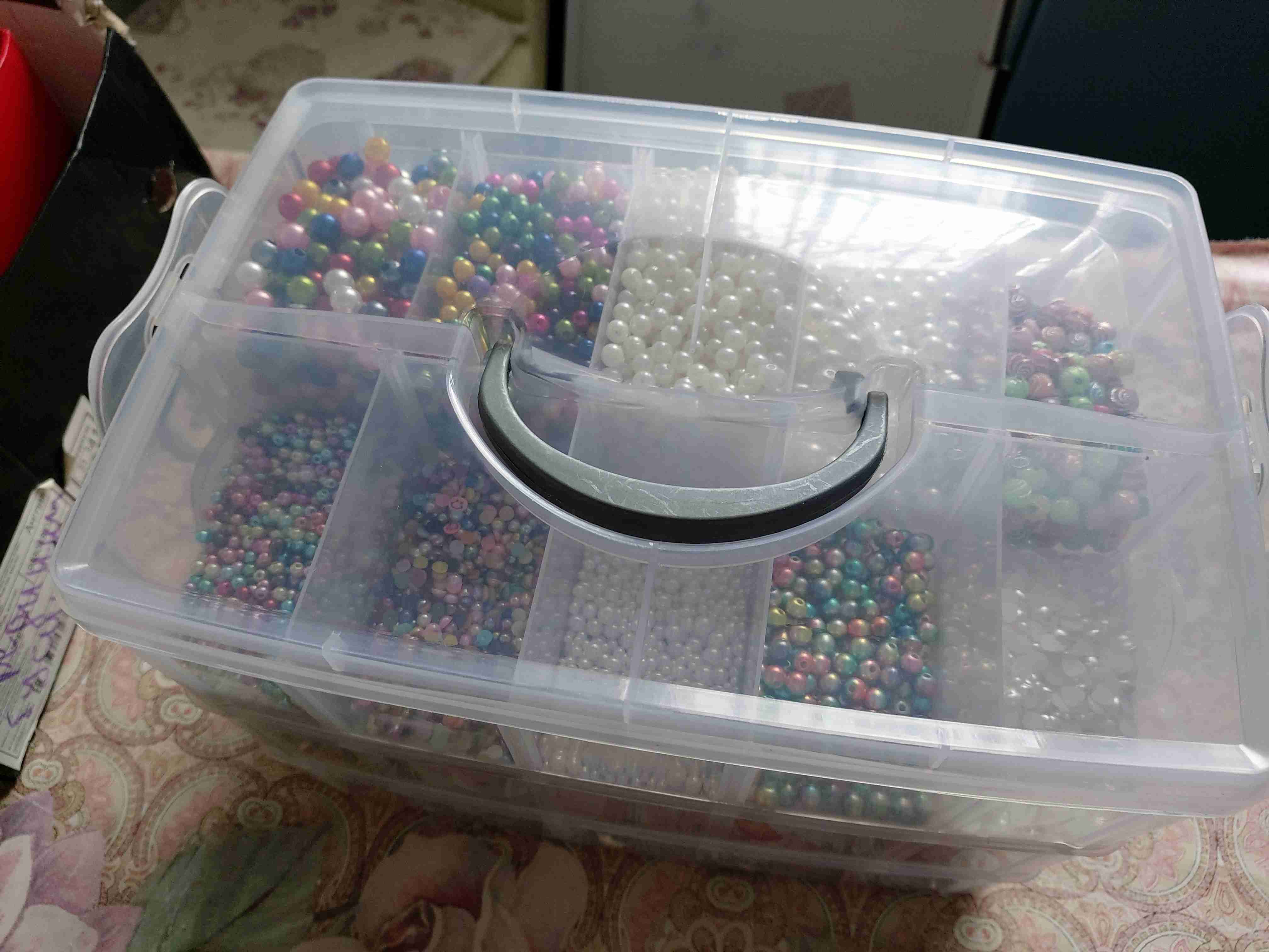 Фотография покупателя товара Органайзер для хранения пластиковый, 3 яруса, 30 ячеек, 32×18×24 см, цвет голубой - Фото 14