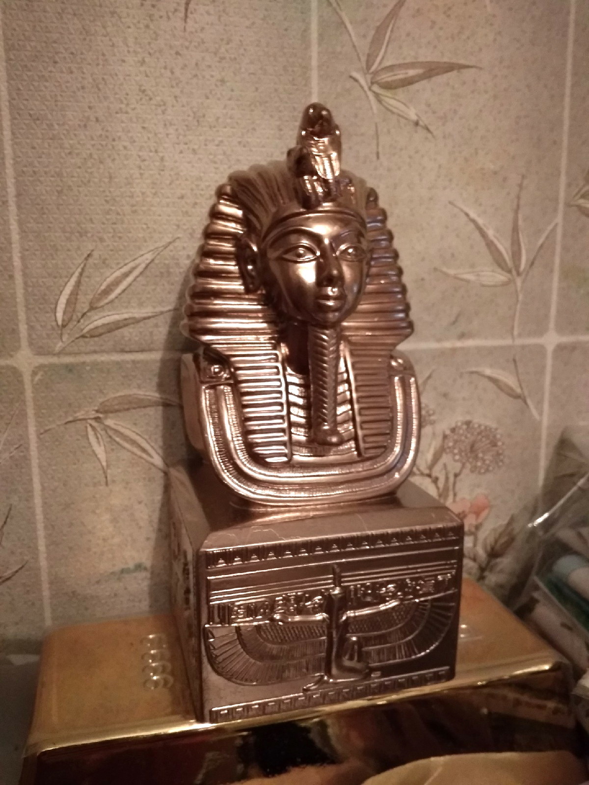 Фотография покупателя товара Фигура "Маска фараона"  7х7х15см - Фото 1