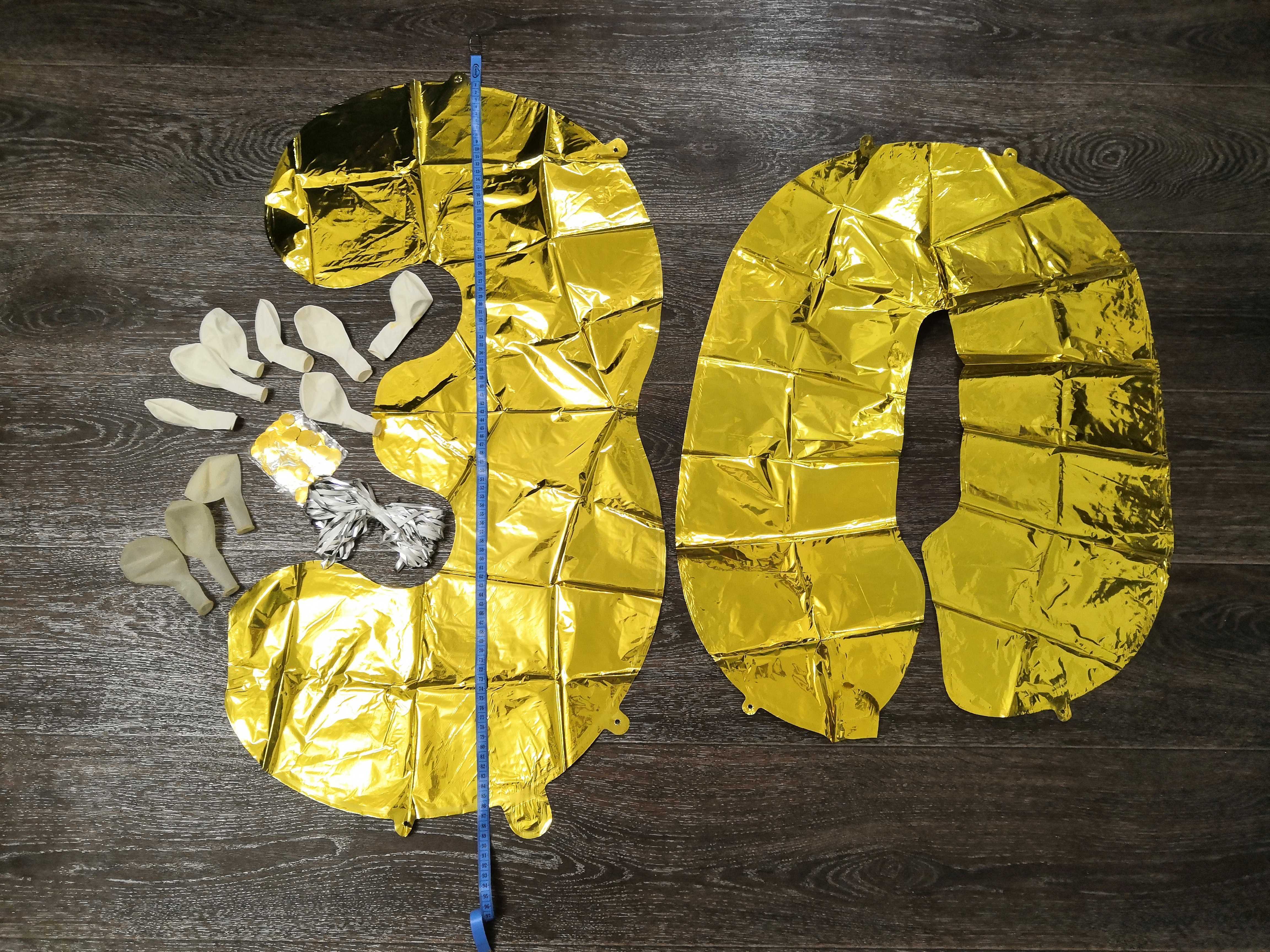 Фотография покупателя товара Фонтан из шаров «30 лет», с конфетти, латекс, фольга,14 шт. - Фото 7