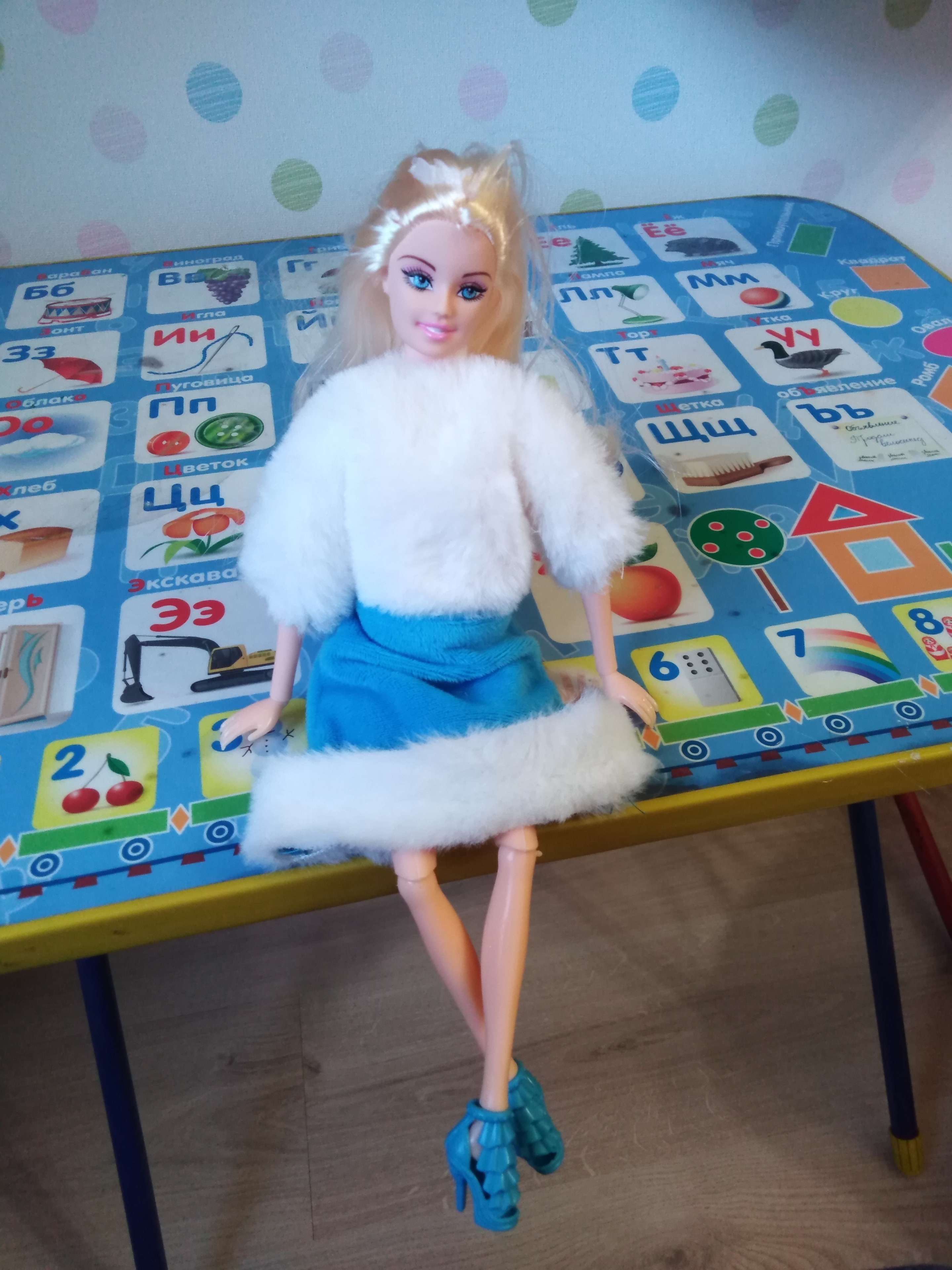 Фотография покупателя товара Кукла-модель снегурочка шарнирная «Зимняя красавица» - Фото 2