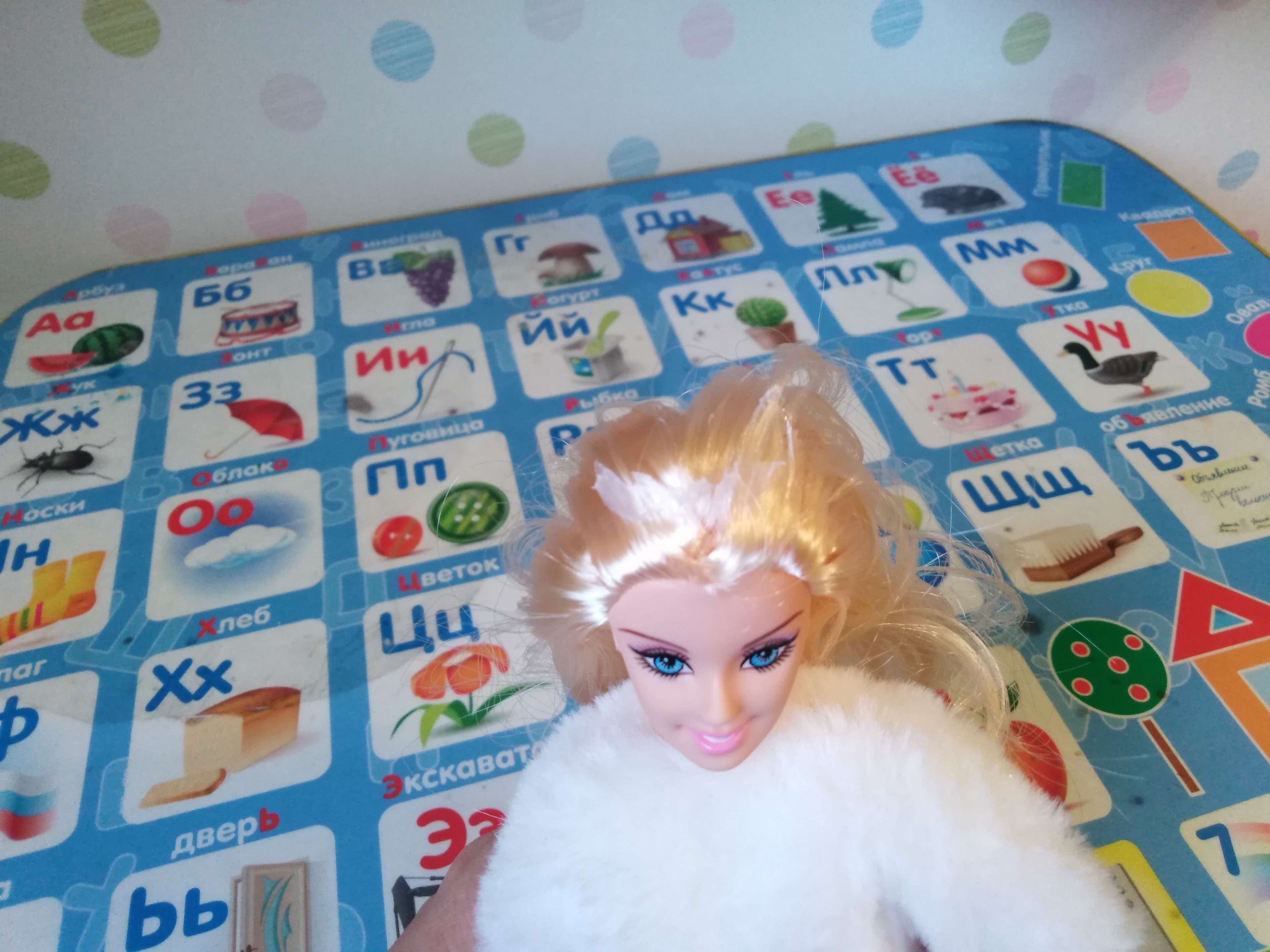 Фотография покупателя товара Кукла-модель снегурочка шарнирная «Зимняя красавица» - Фото 3