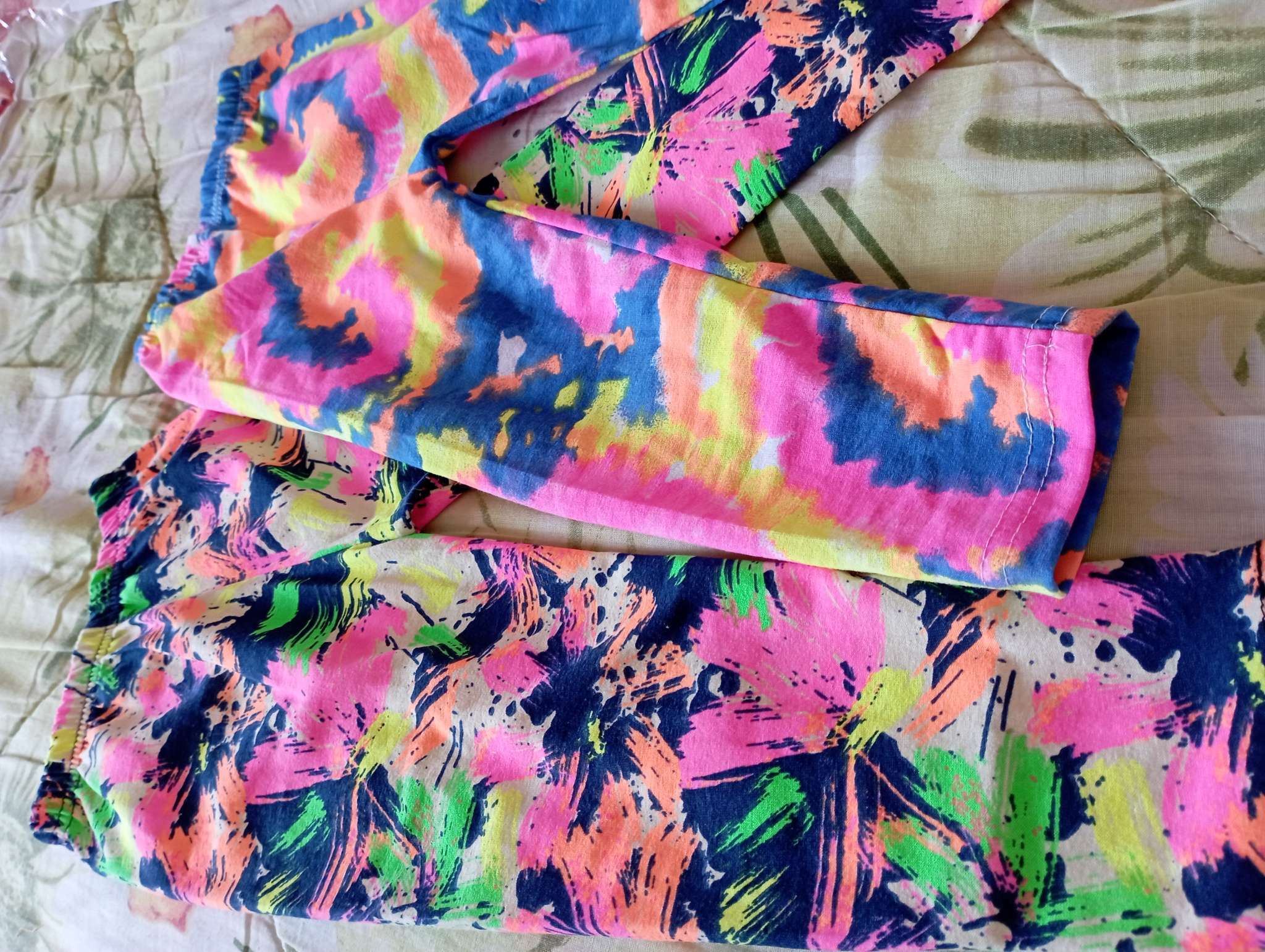 Фотография покупателя товара Леггинсы для девочки 2шт, цвет разноцветный, рост 110 см