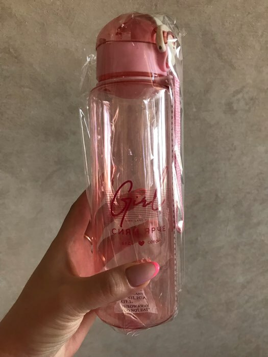 Фотография покупателя товара Бутылка для воды пластиковая «Лучше», 650 мл - Фото 3