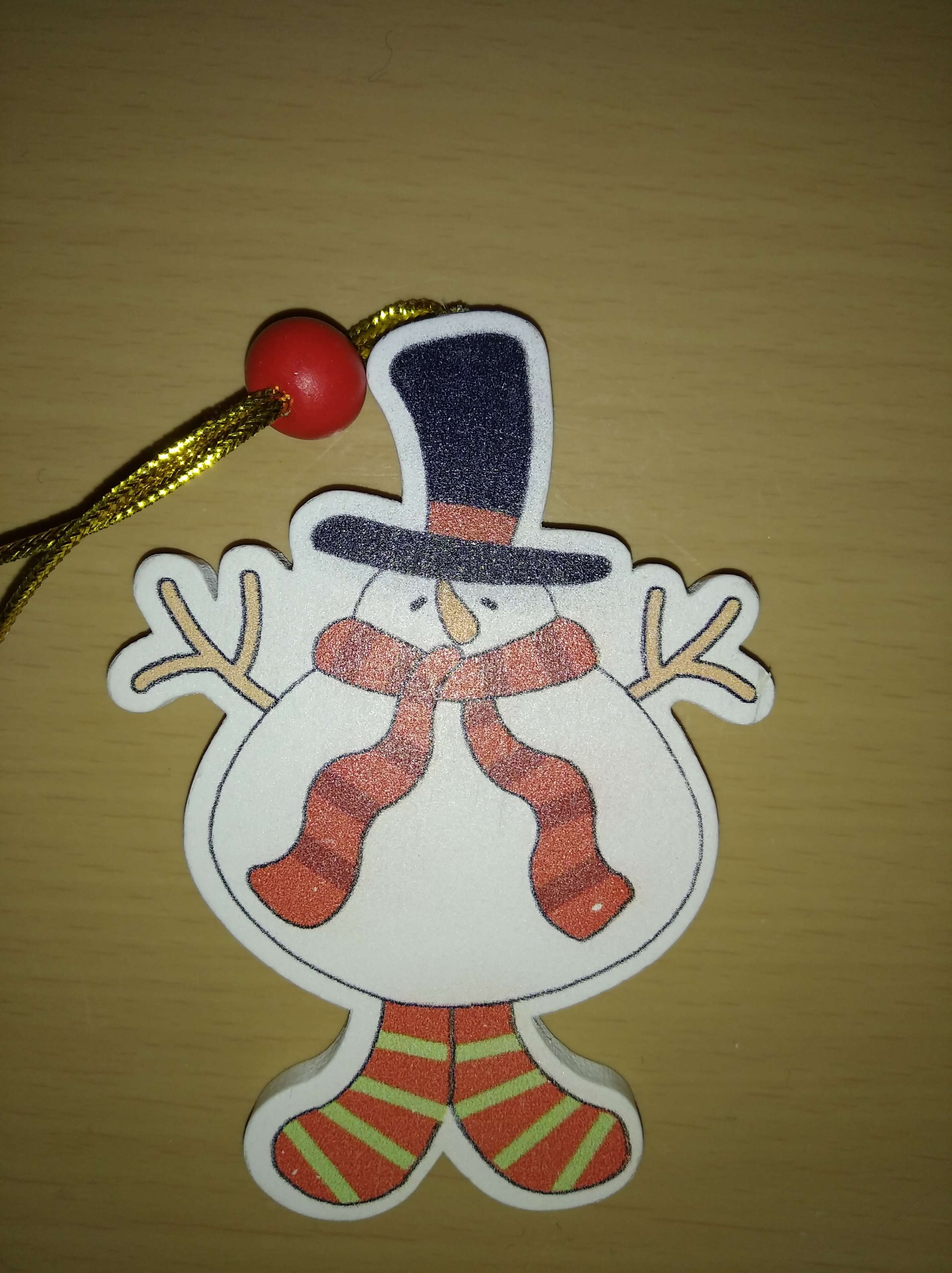 Фотография покупателя товара Подвеска новогодняя «Игрушка на ёлку», золотая нить, МИКС, односторонняя