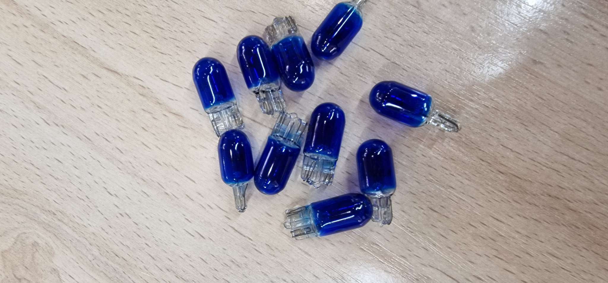 Фотография покупателя товара Галогенная лампа Cartage BLUE T10 W5W, 12 В, 5 Вт, набор 10 шт - Фото 1