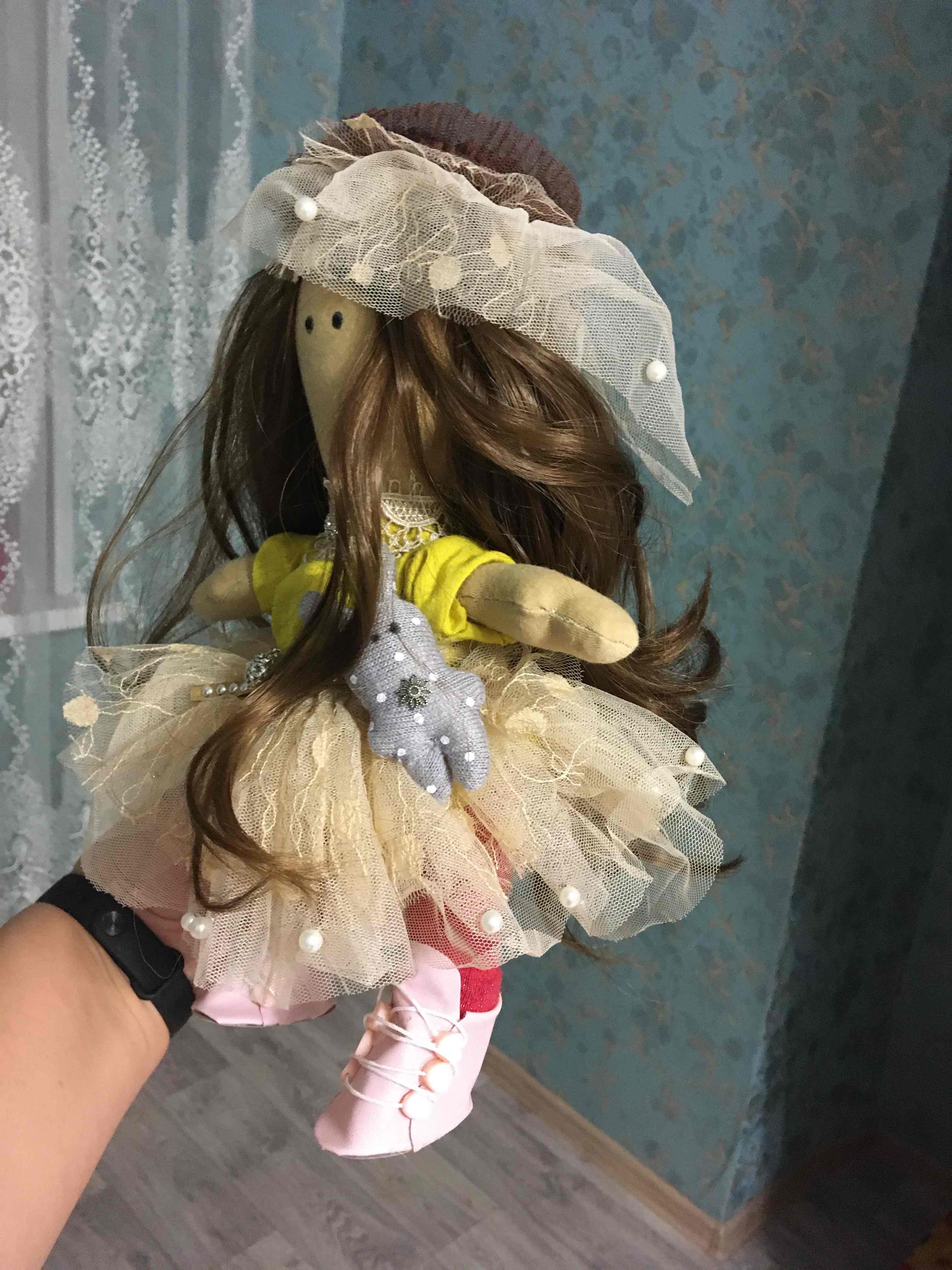 Фотография покупателя товара Набор для шитья. Интерьерная кукла «Лана», 30 см - Фото 5