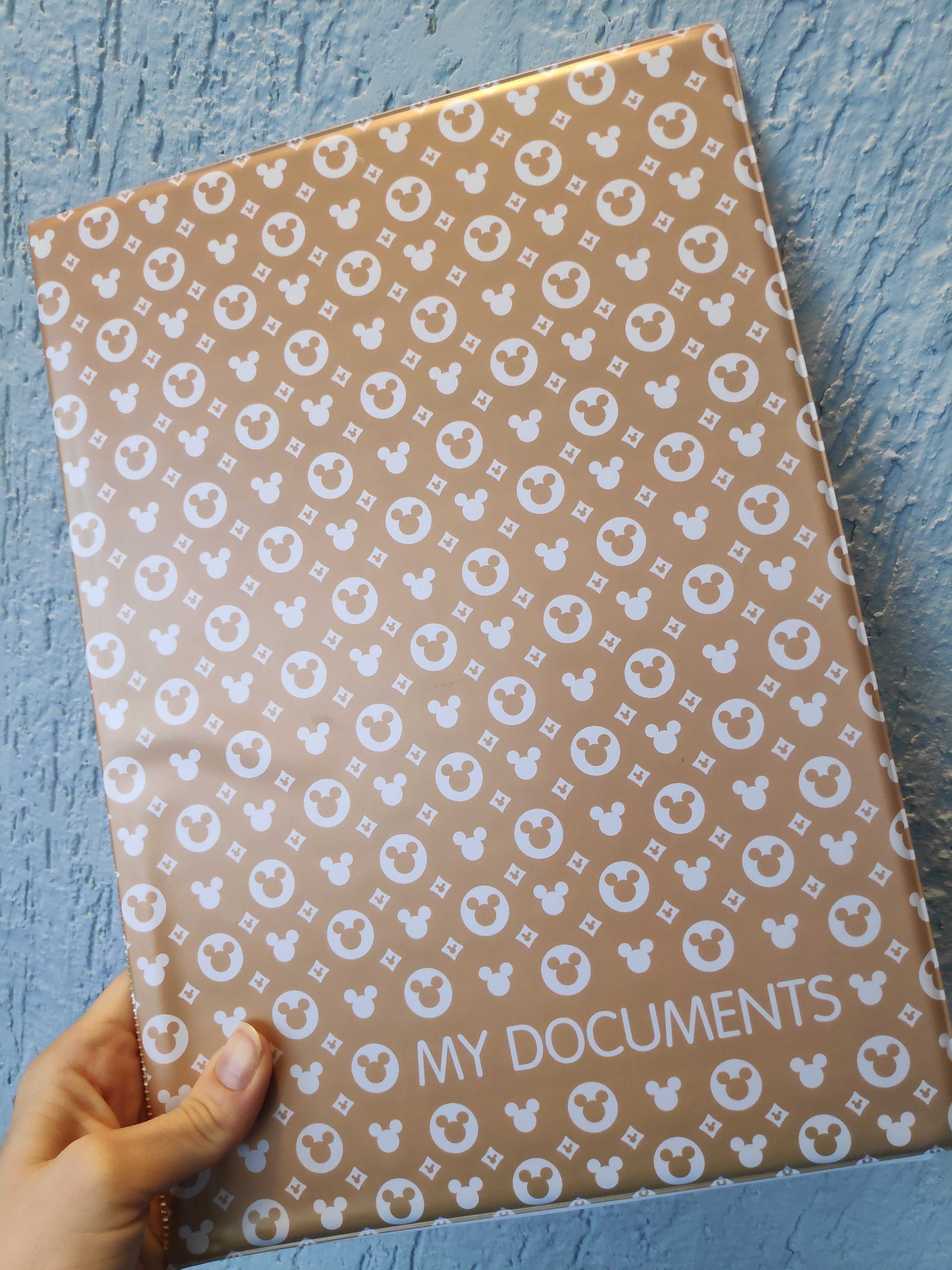 Фотография покупателя товара Папка для документов, Микки Маус, 8 файлов формата А4