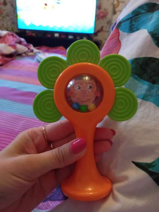 Фотография покупателя товара Погремушка - прорезыватель «Лесной домик» - Фото 1