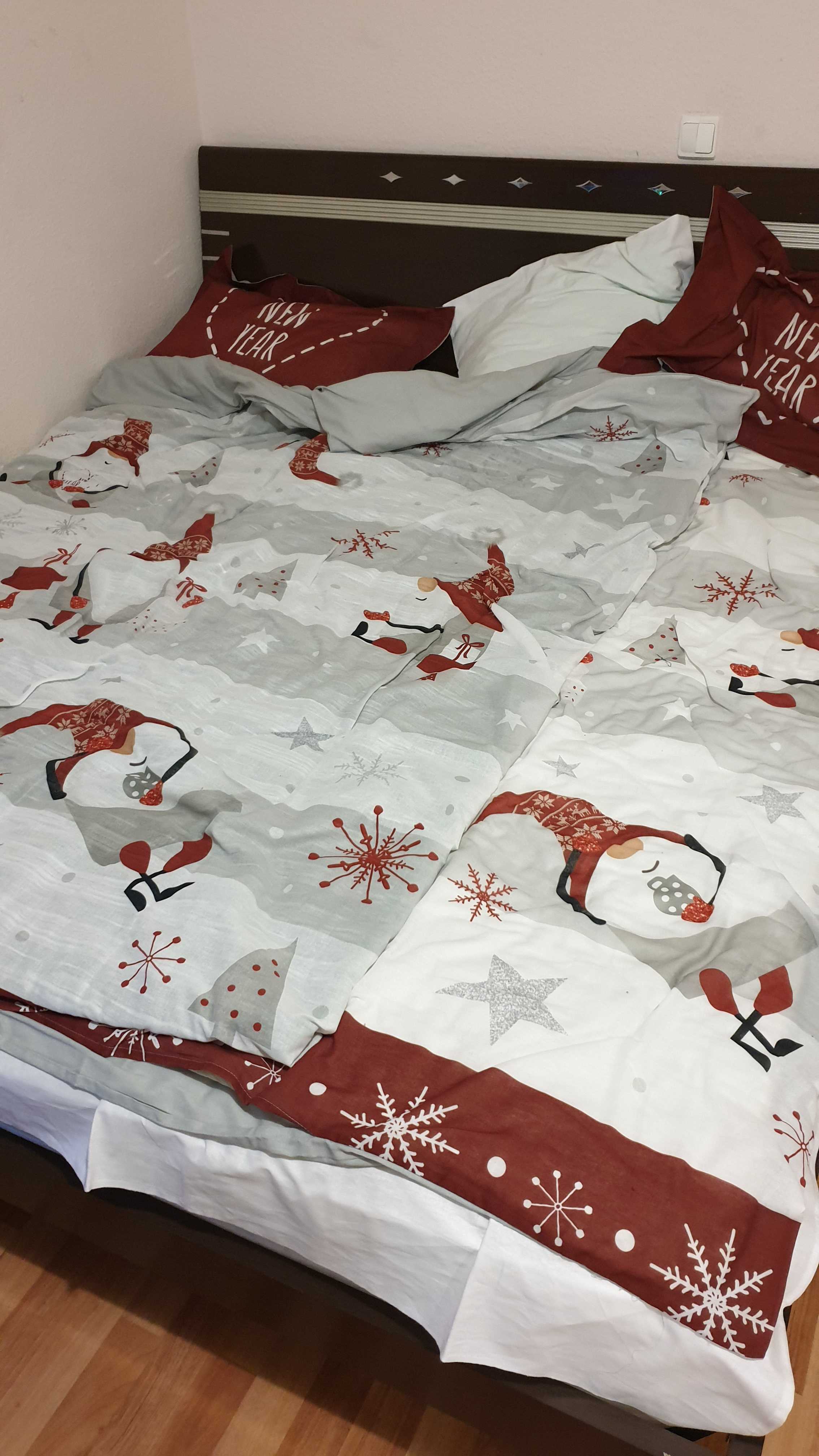 Фотография покупателя товара Комплект: пододеяльник и 2 наволочки Merry Christmas 143*215 см/50*70 - 2 шт - Фото 3